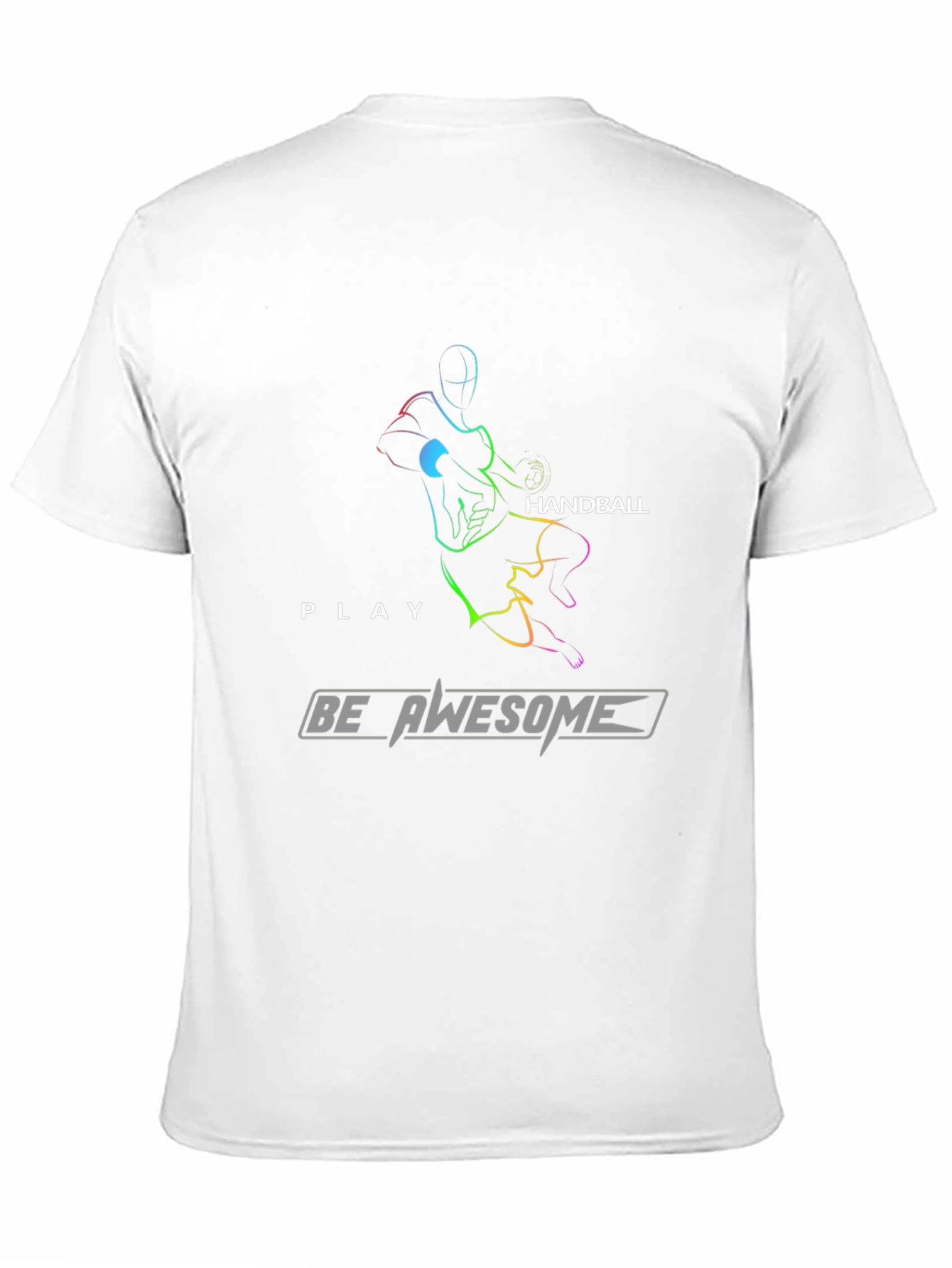 Handball Player Graphic Tee - Play Awesome!