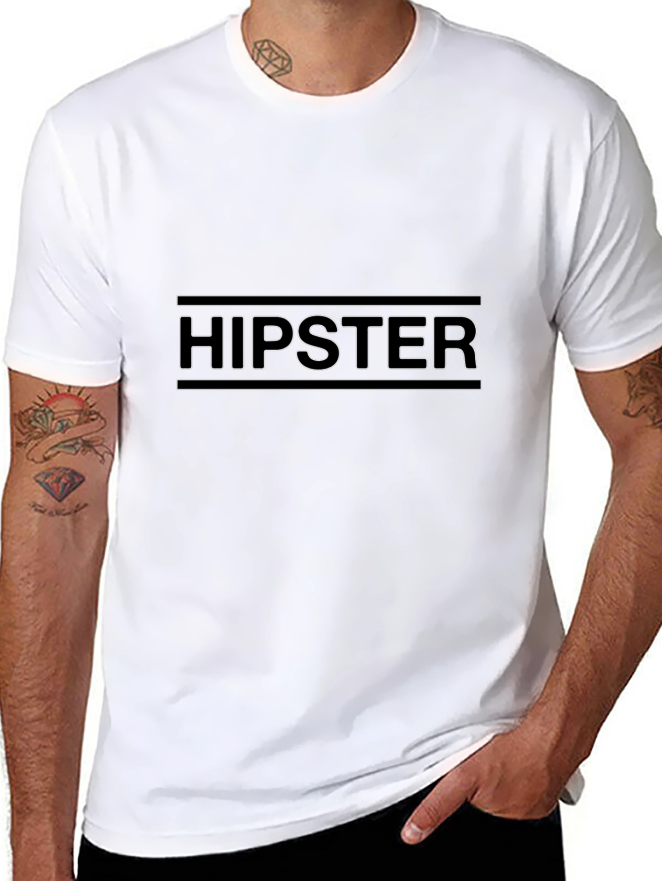 Hipster Graphic Tee - Cool Trendy Design