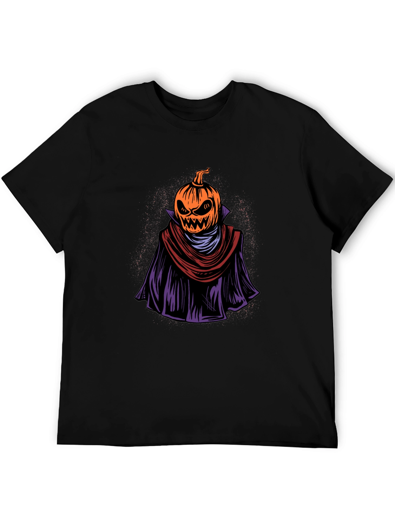 Spooky Pumpkin Head Graphic Tee - Halloween Apparel