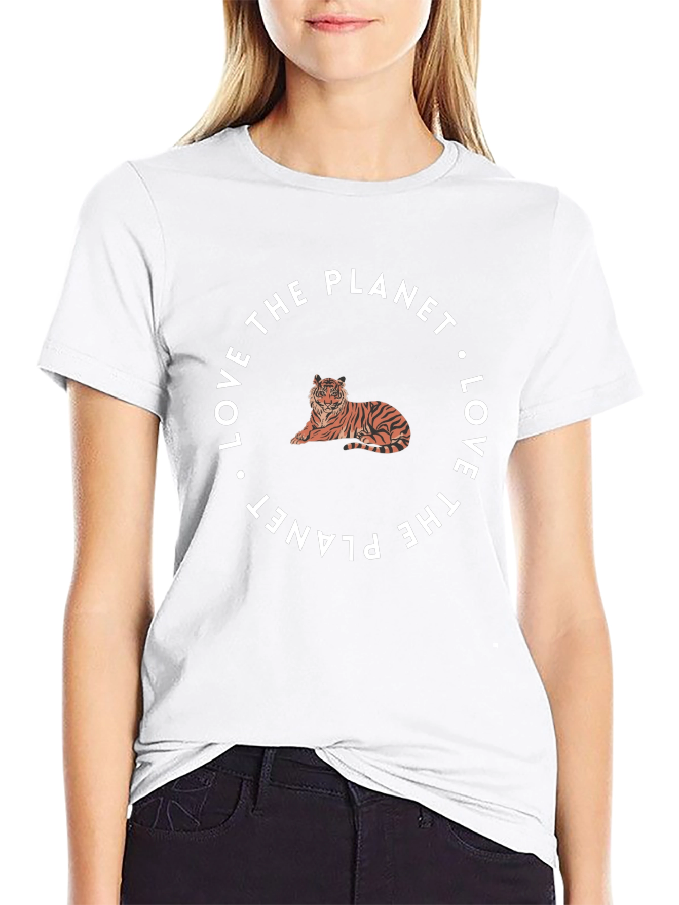 Love The Planet Tiger Graphic Tee