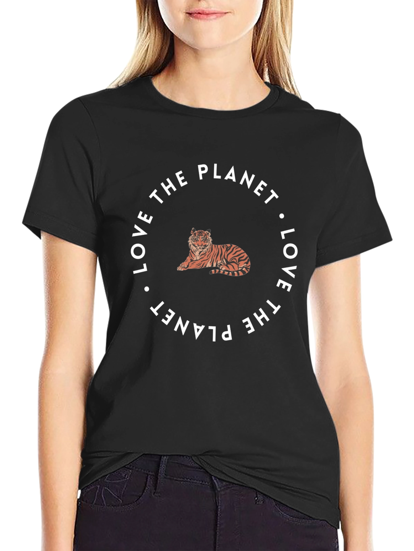 Love The Planet Tiger Graphic Tee