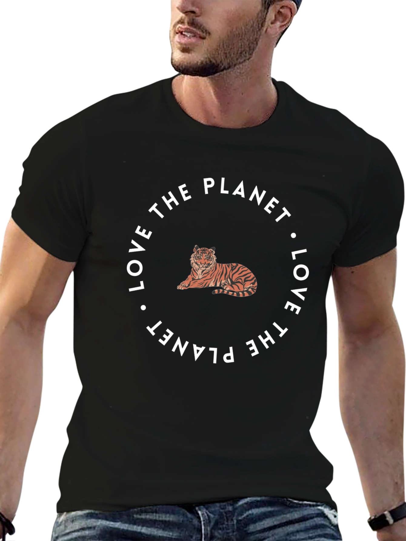 Love The Planet Tiger Graphic Tee