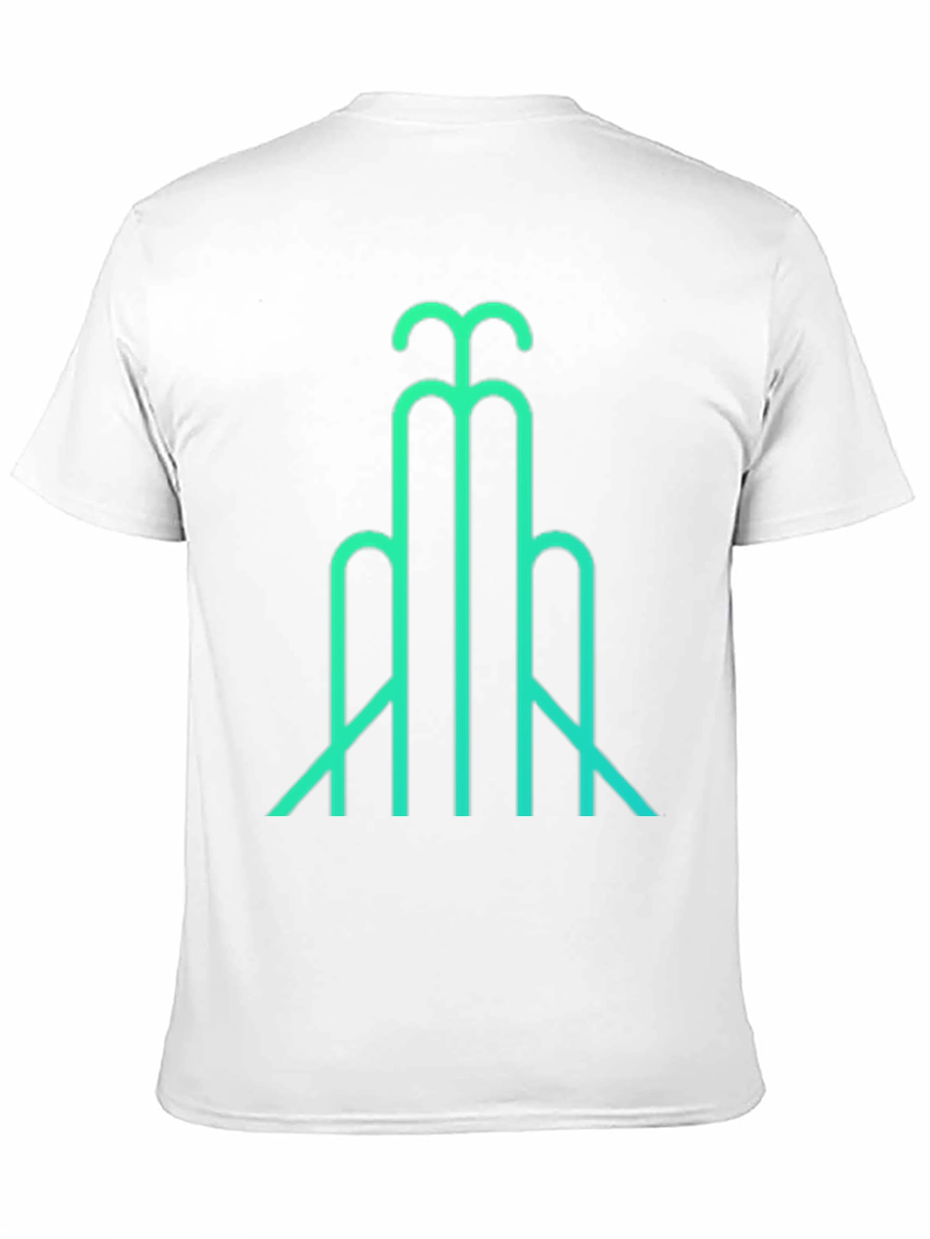 Abstract Line Art T-Shirt - Modern Geometric Design