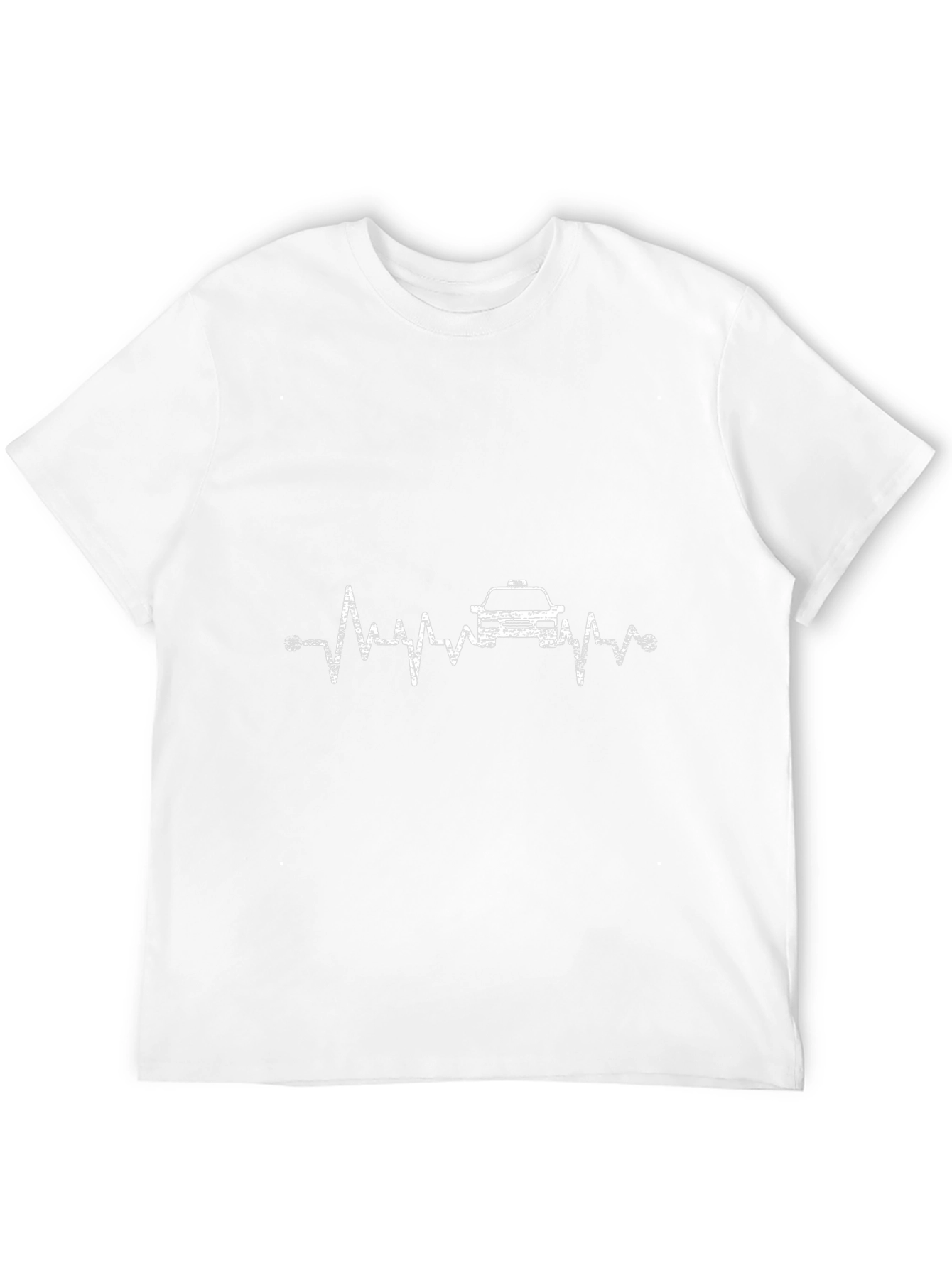 Taxi Heartbeat T-Shirt - Black Graphic Tee