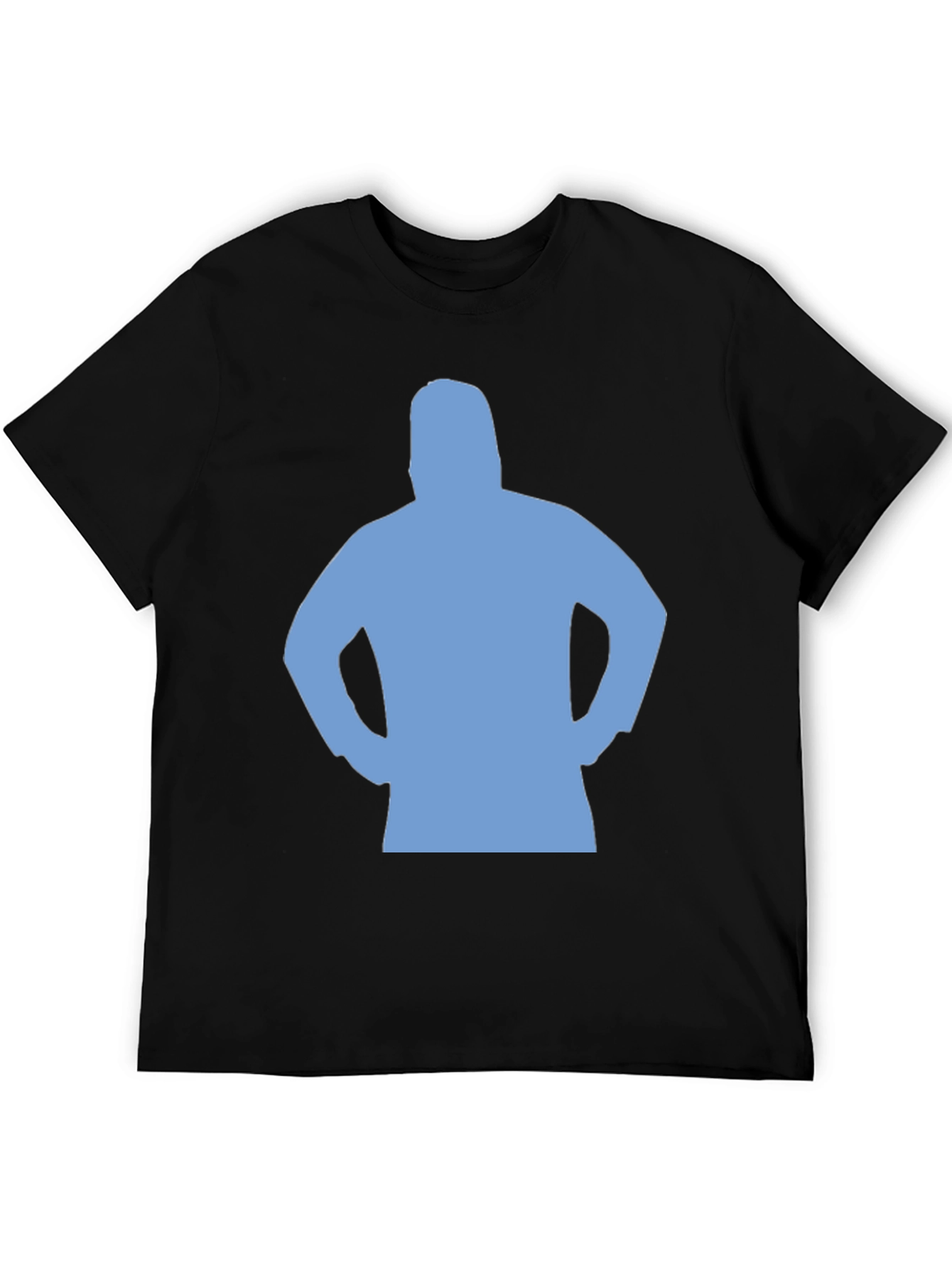 Silhouette Graphic Tee - Black Cotton Blend