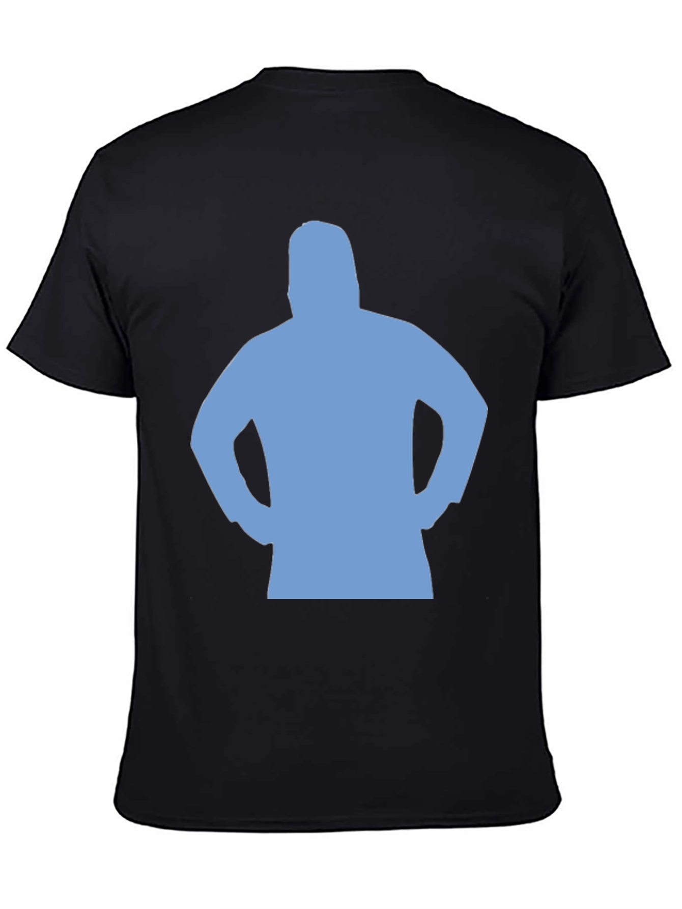 Silhouette Graphic Tee - Black Cotton Blend