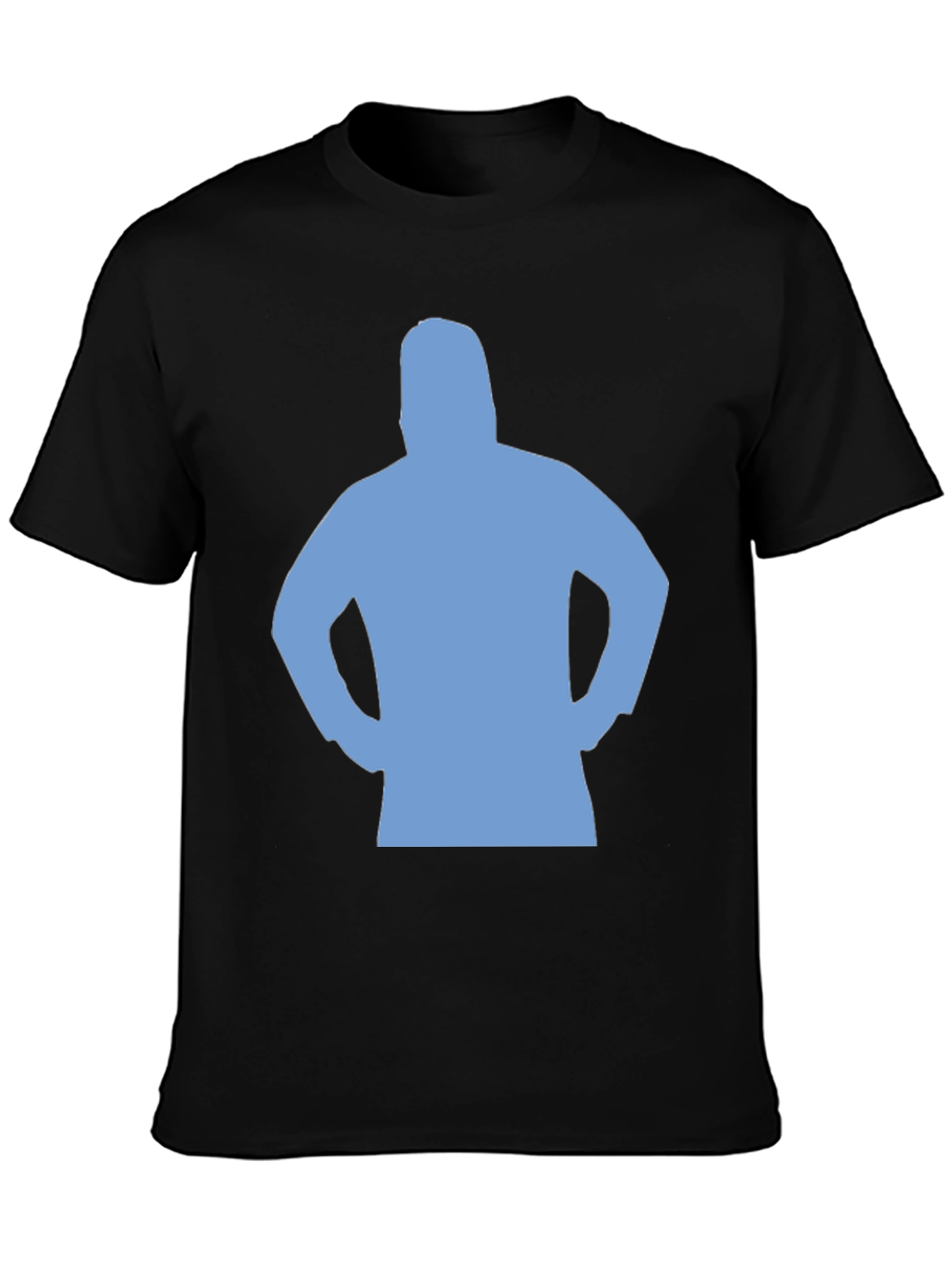 Silhouette Graphic Tee - Black Cotton Blend