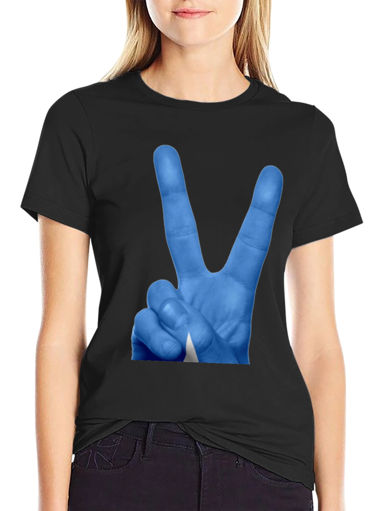 Peace Sign T-Shirt - Somalian Flag Design