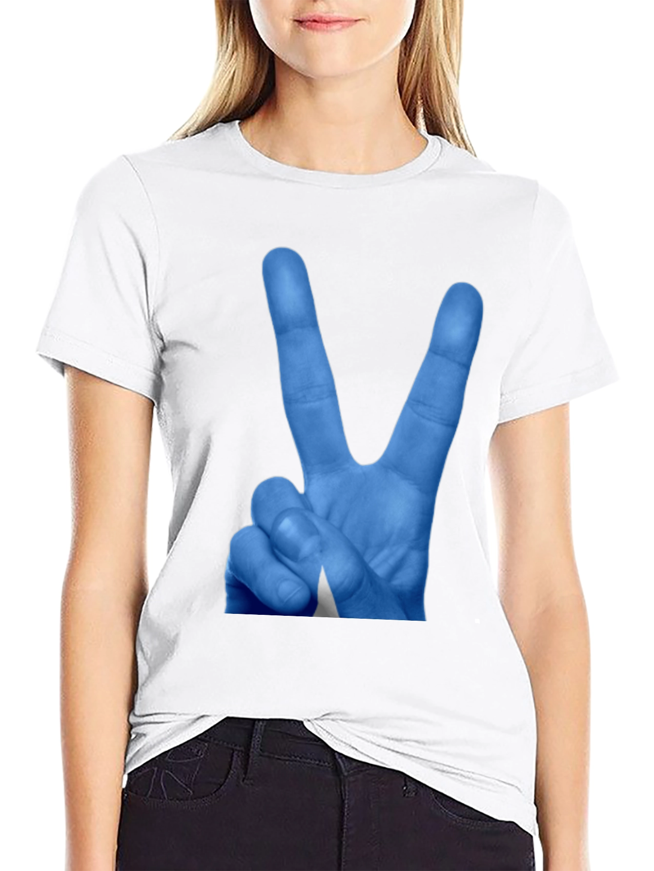 Peace Sign T-Shirt - Somalian Flag Design