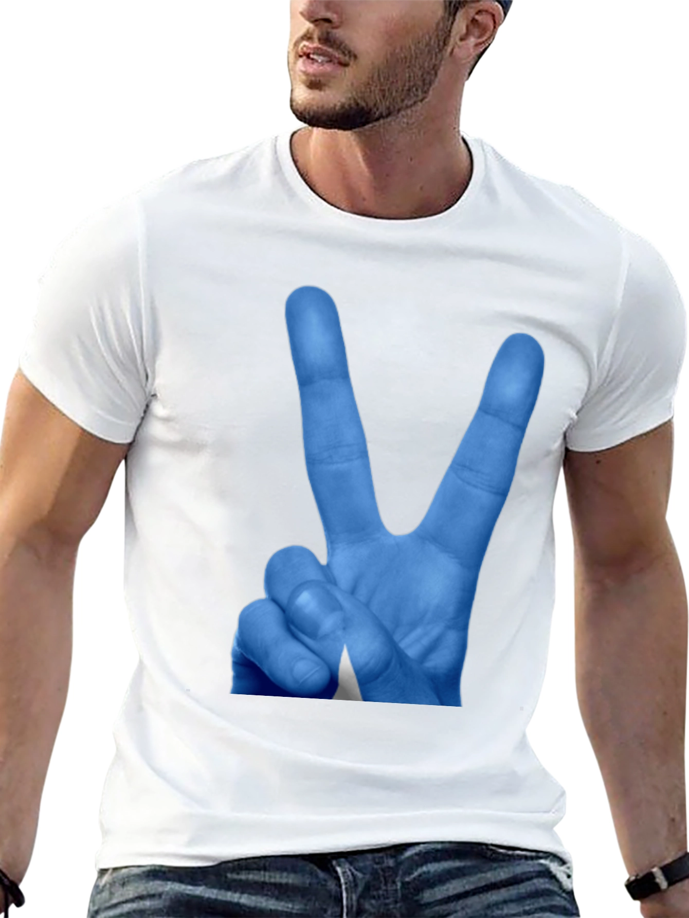 Peace Sign T-Shirt - Somalian Flag Design