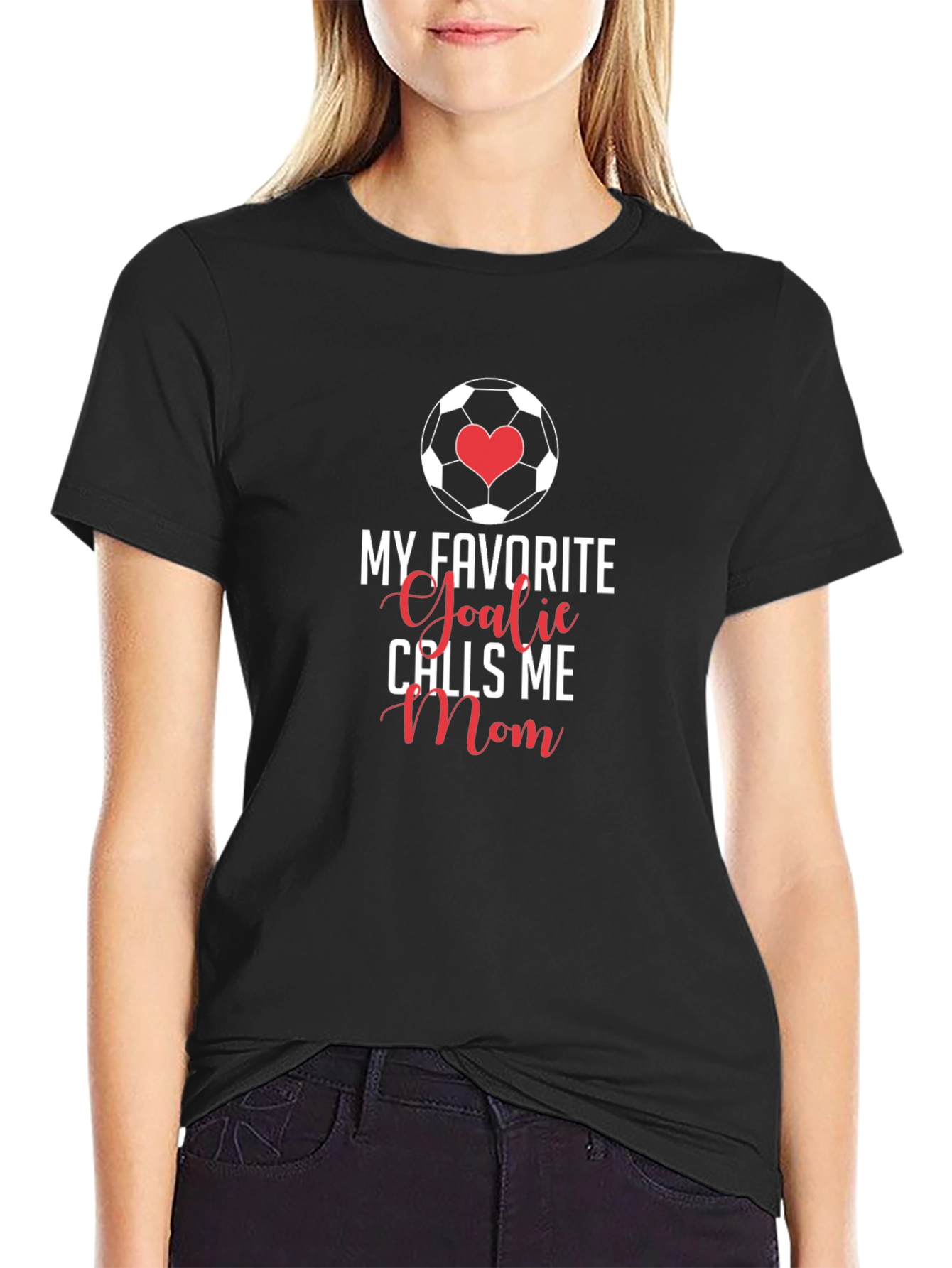 My Favorite Goalie Calls Me Mom T-Shirt