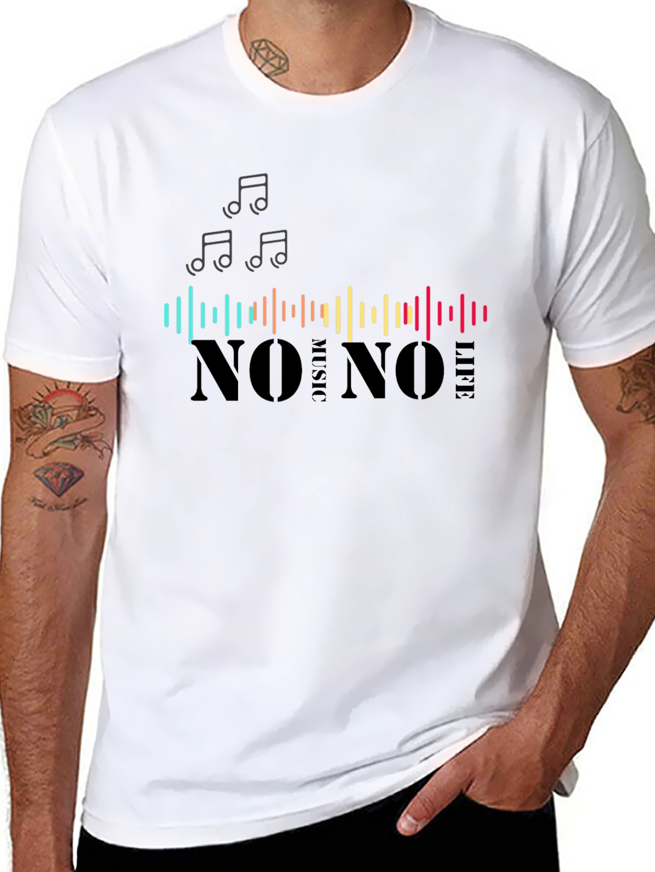No Music No Life Graphic Tee