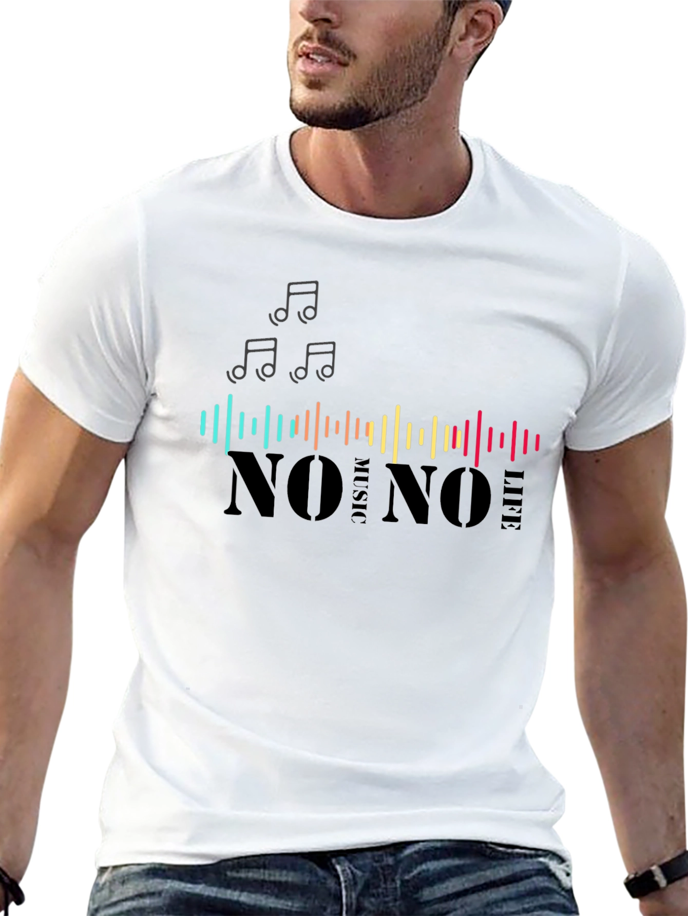 No Music No Life Graphic Tee