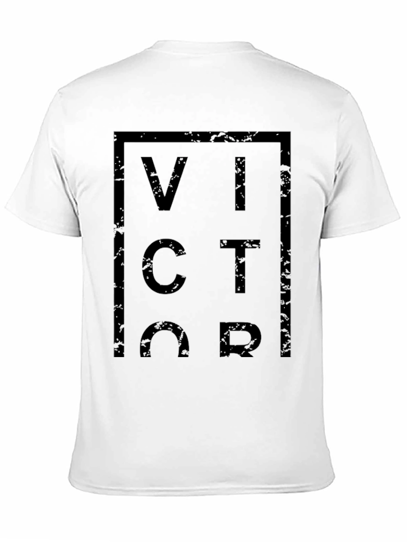 Victor Graphic Tee - Modern Black T-Shirt