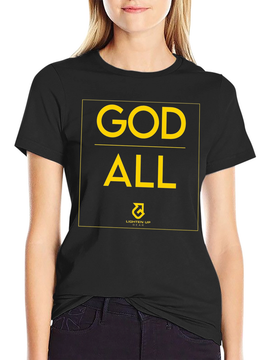 God All Lighten Up Gear Black T-Shirt