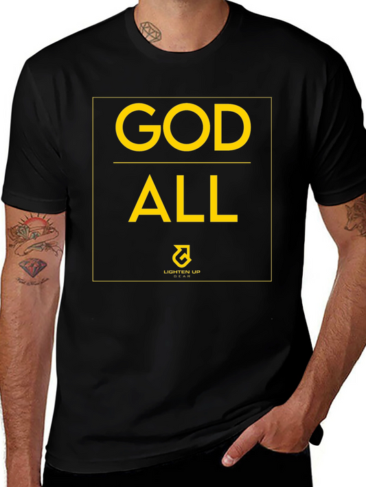 God All Lighten Up Gear Black T-Shirt