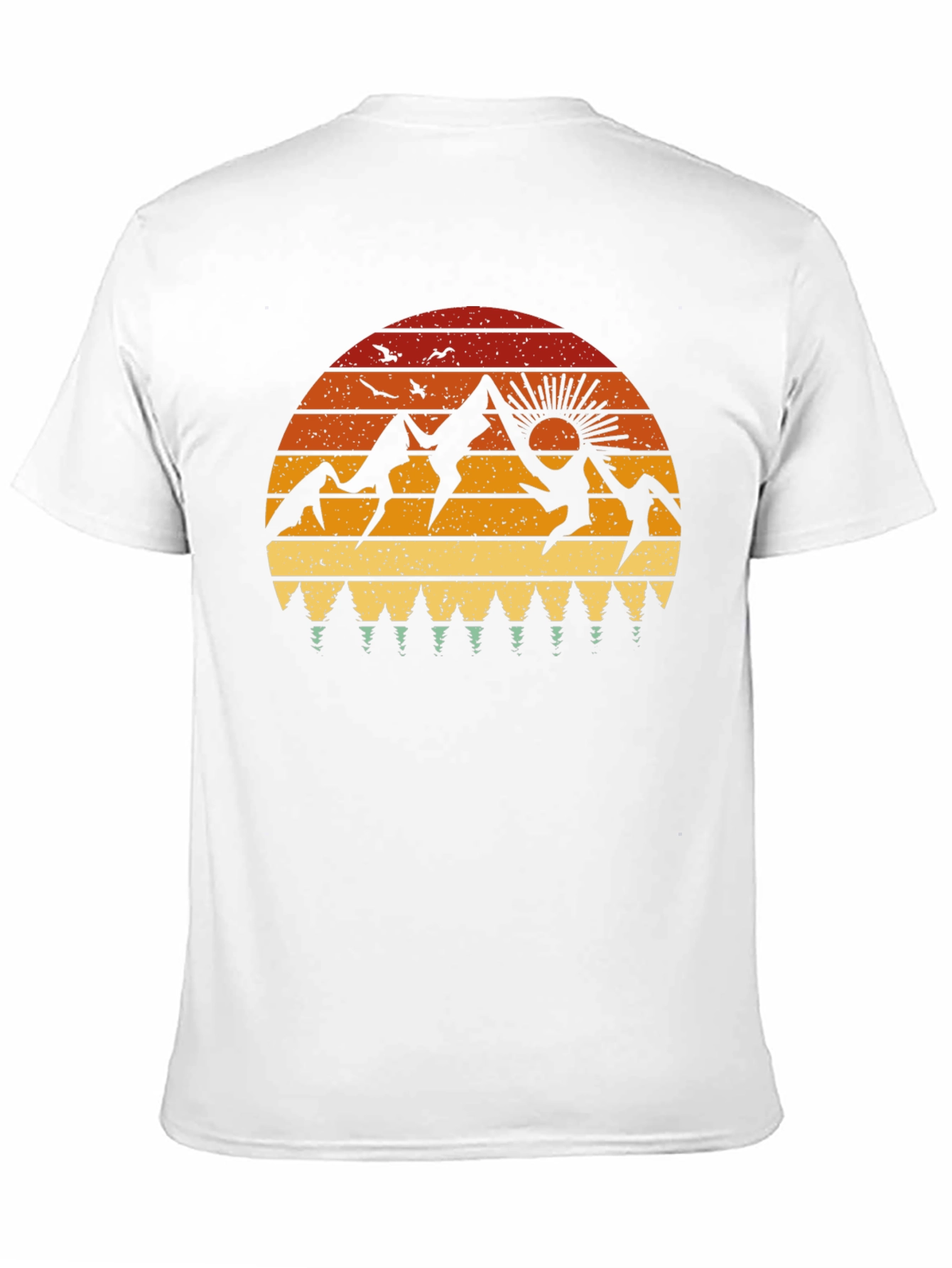 Retro Mountain Sunset Graphic Tee