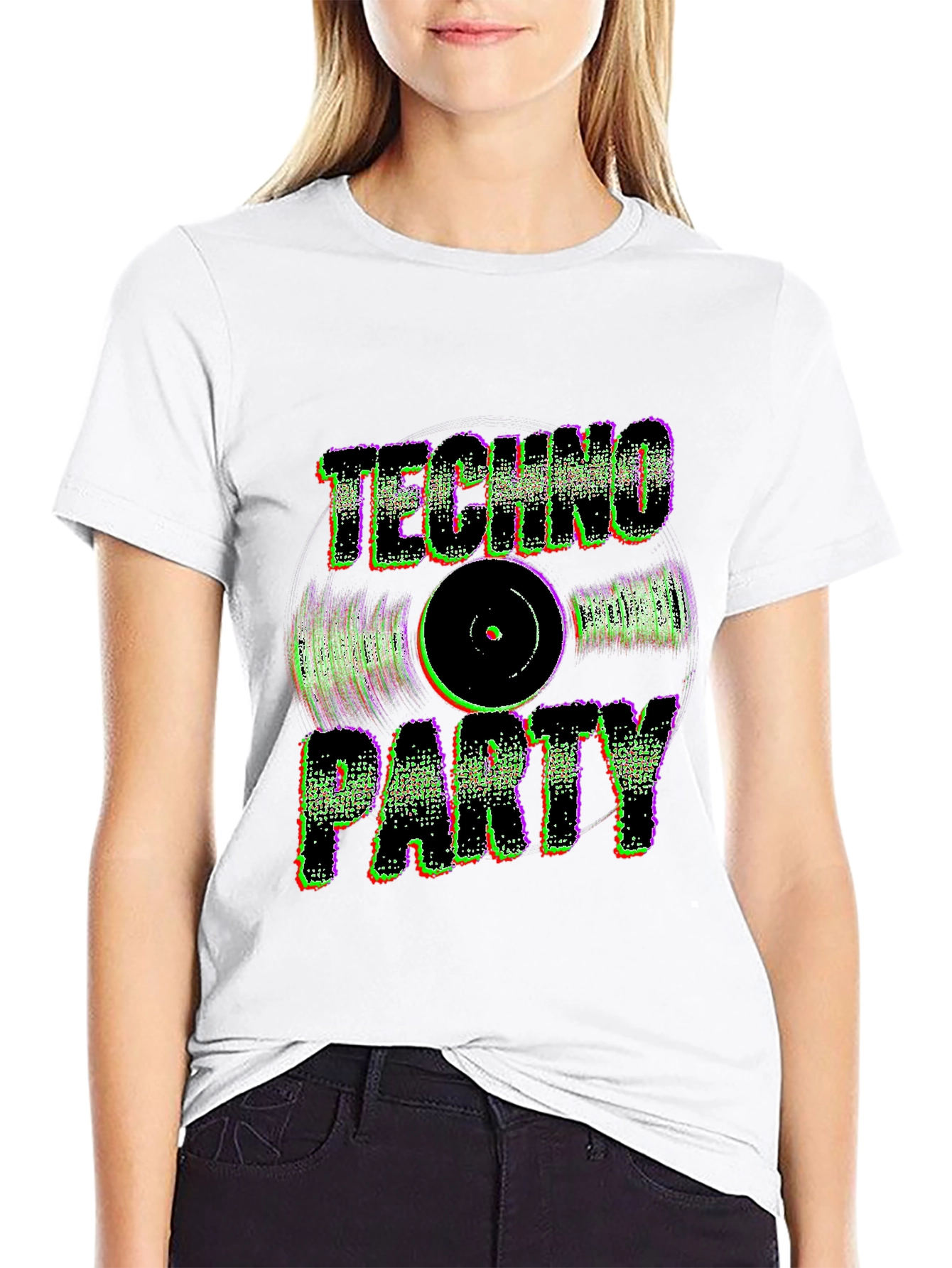 Techno Party T-Shirt - Retro Rave Style