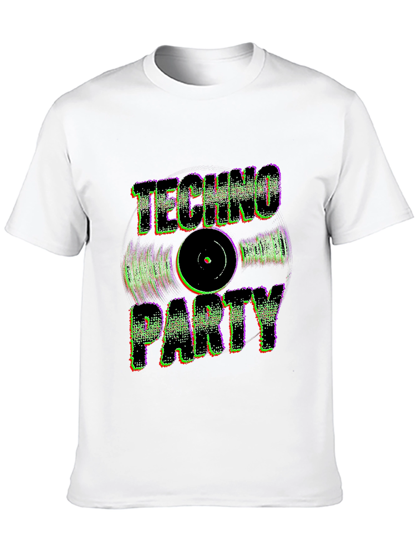 Techno Party T-Shirt - Retro Rave Style