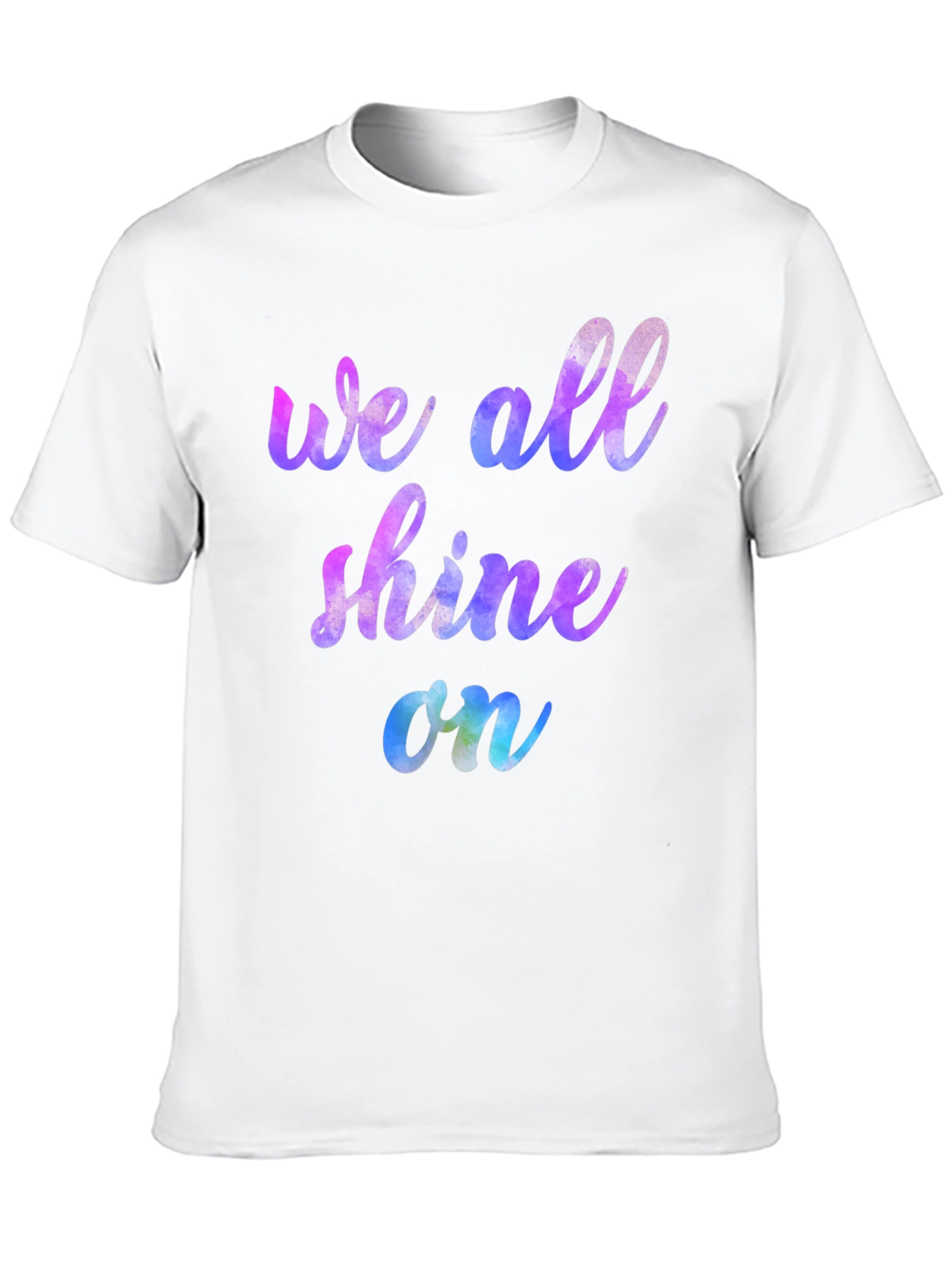 We All Shine On Graphic Tee - Black T-Shirt