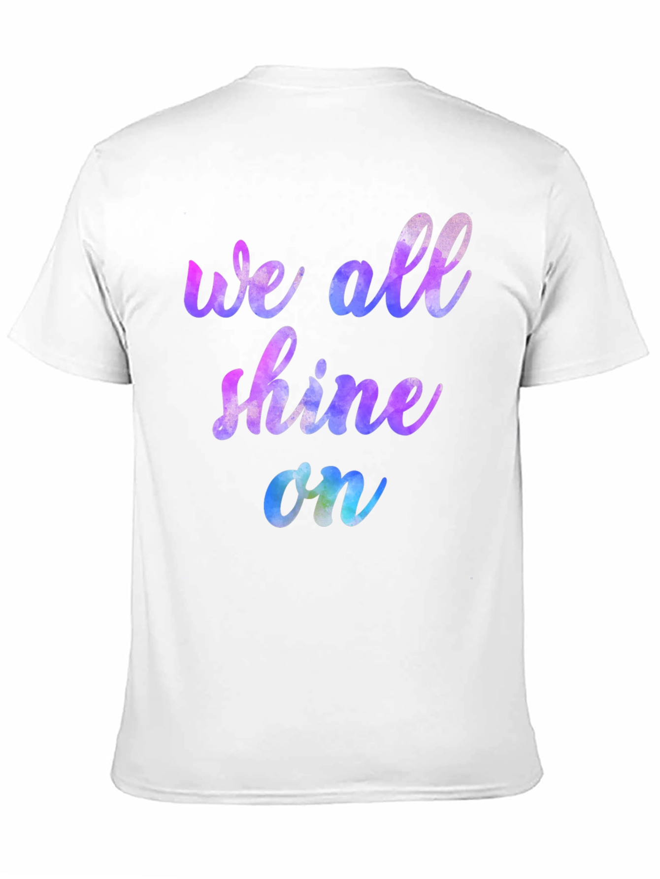 We All Shine On Graphic Tee - Black T-Shirt