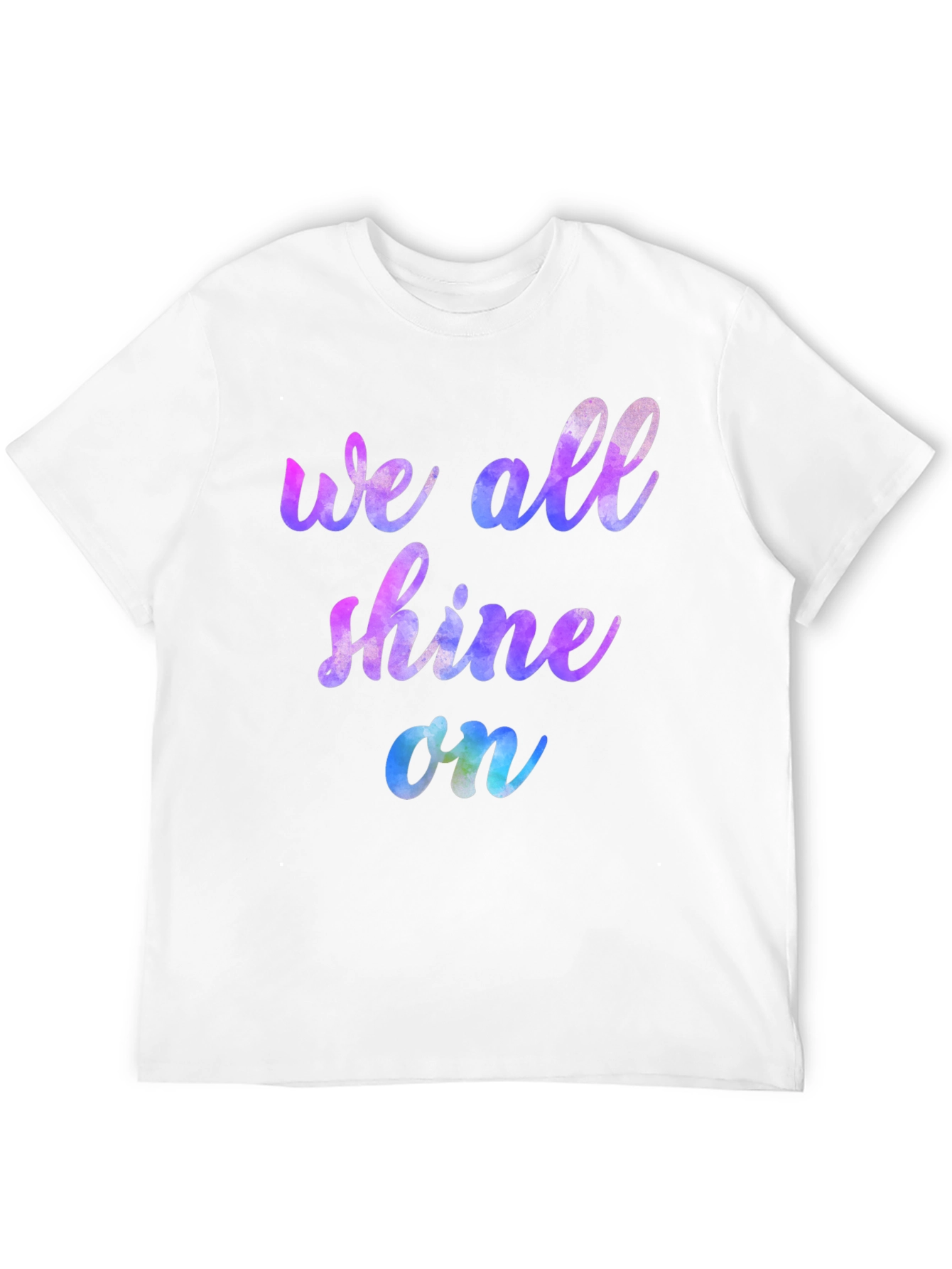 We All Shine On Graphic Tee - Black T-Shirt