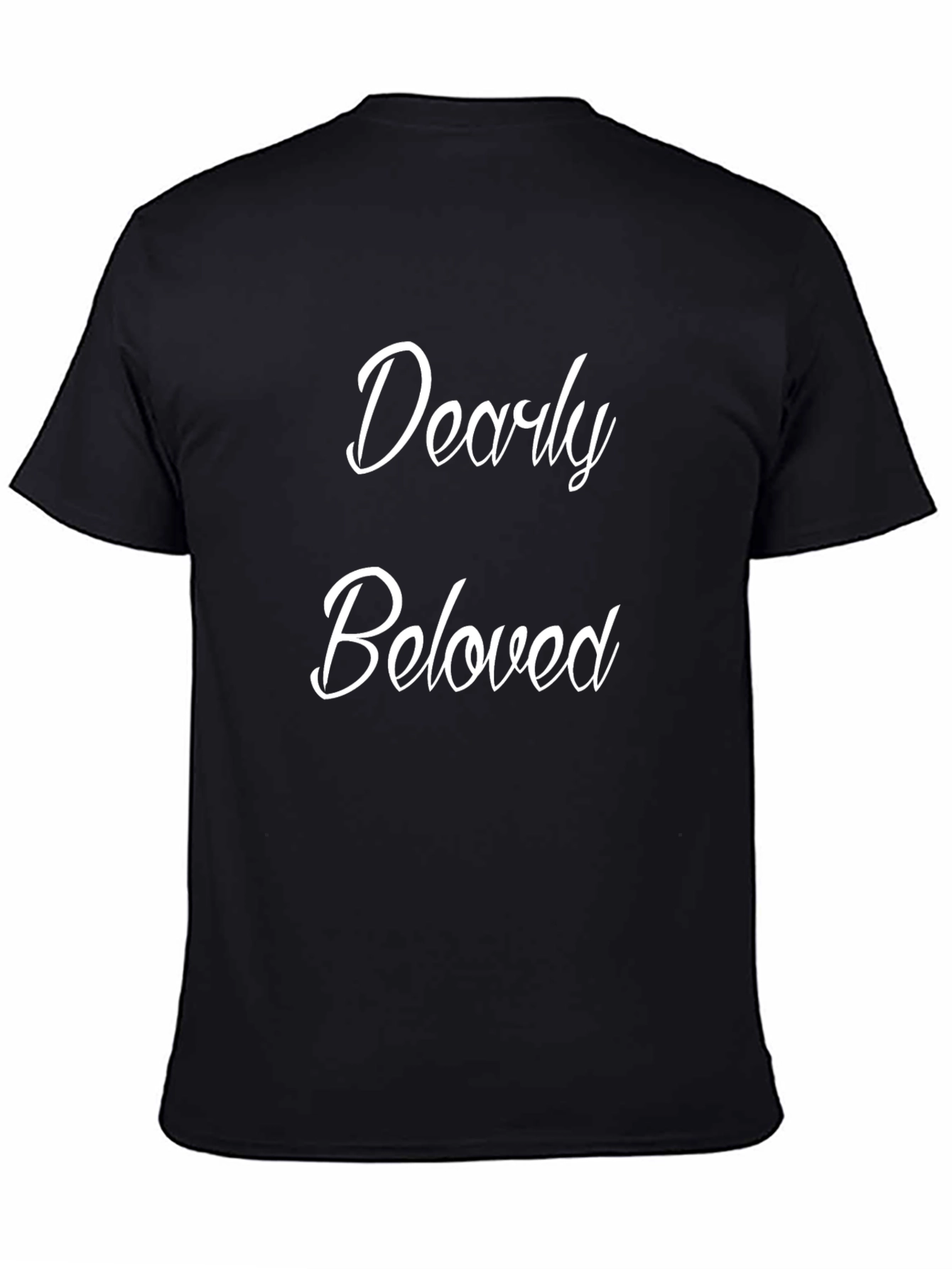 Dearly Beloved Graphic Tee - Classic Black T-Shirt