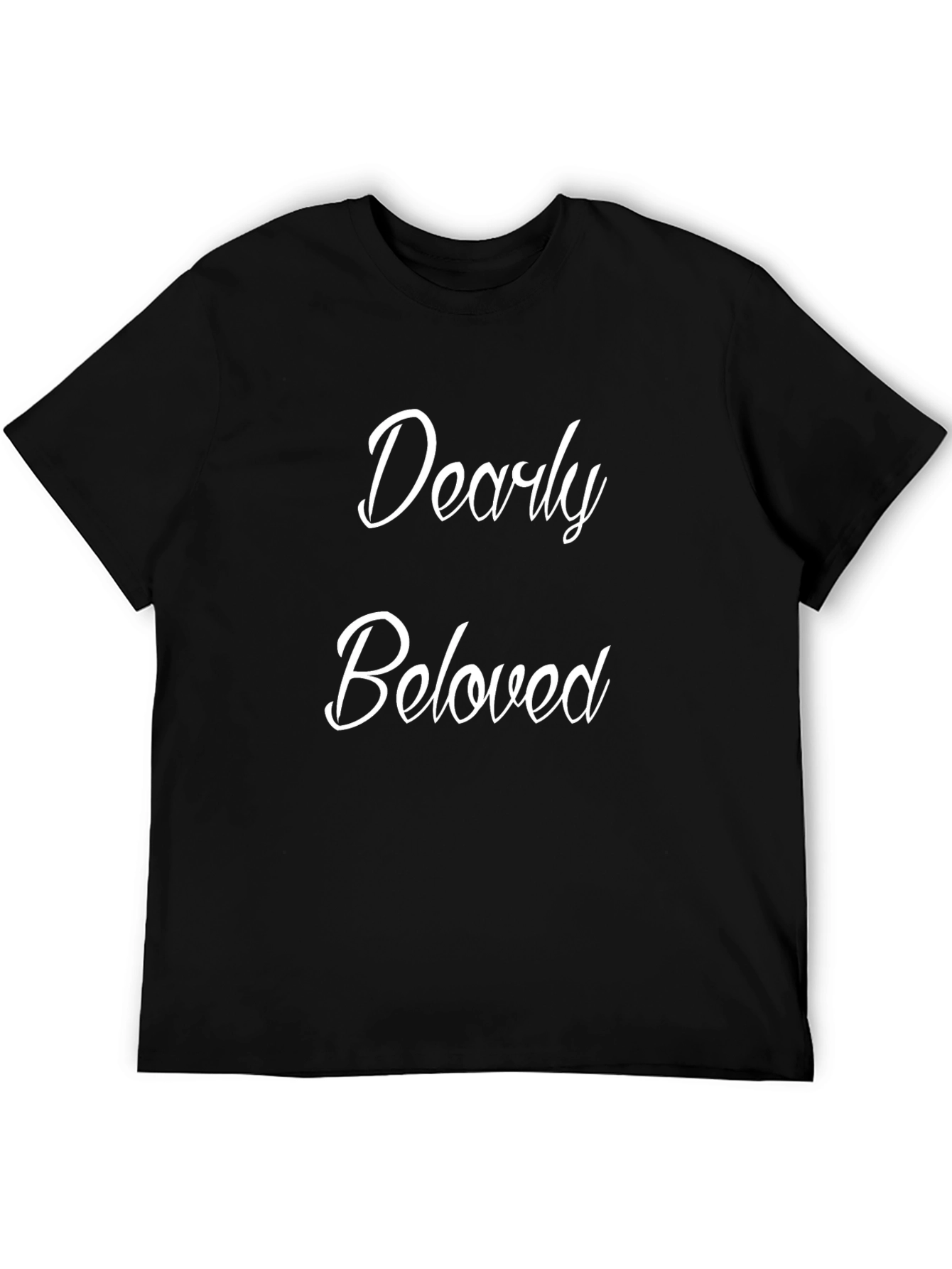 Dearly Beloved Graphic Tee - Classic Black T-Shirt