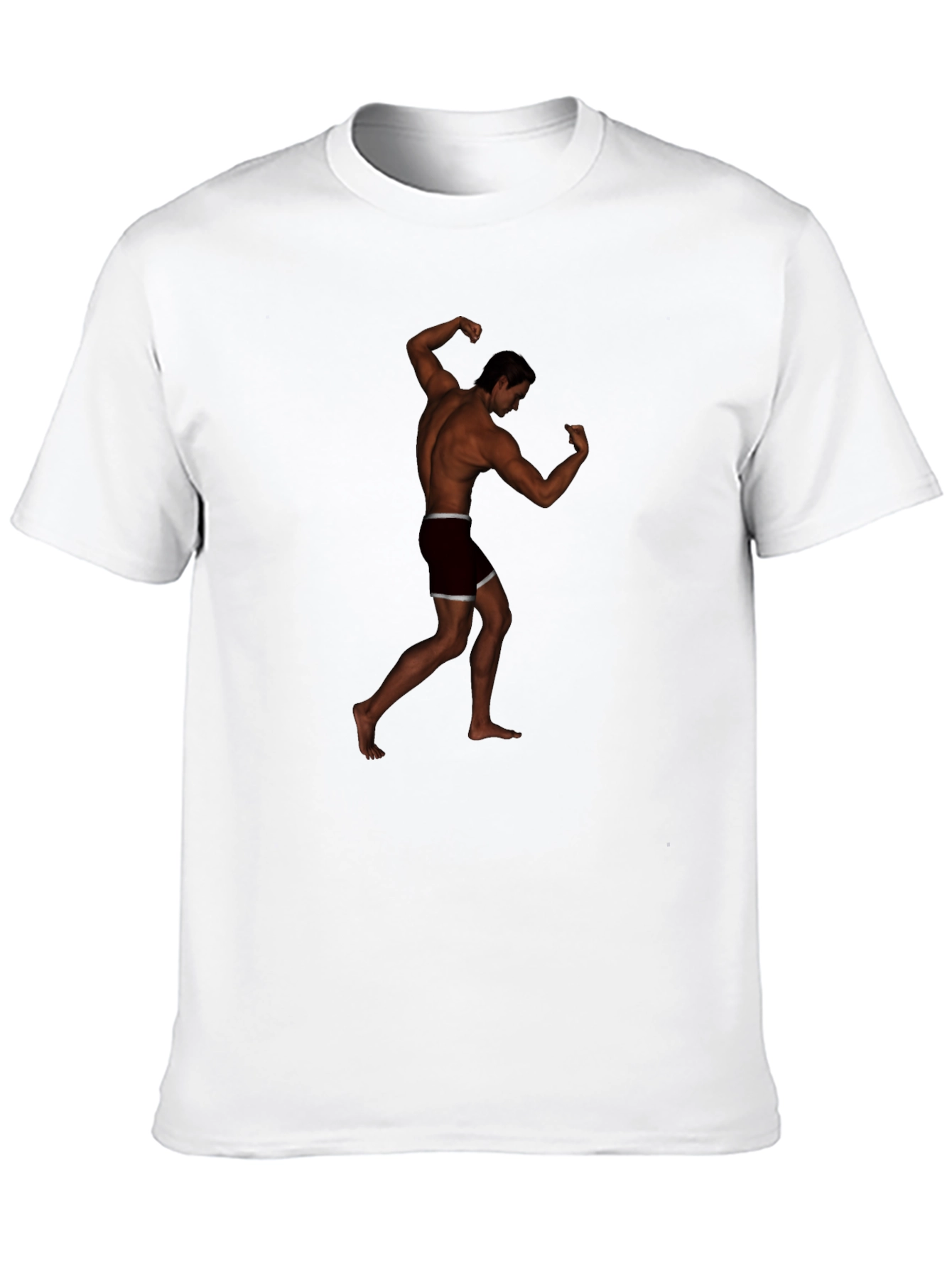 Bodybuilder Graphic Black Tee