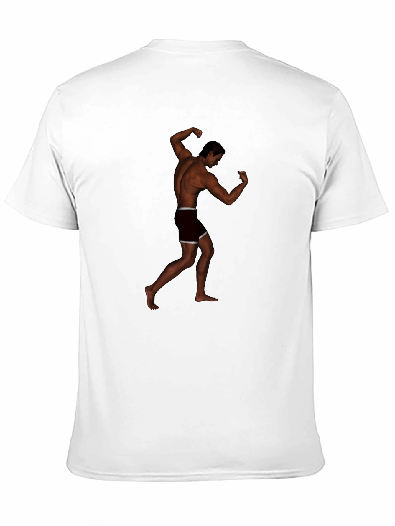 Bodybuilder Graphic Black Tee