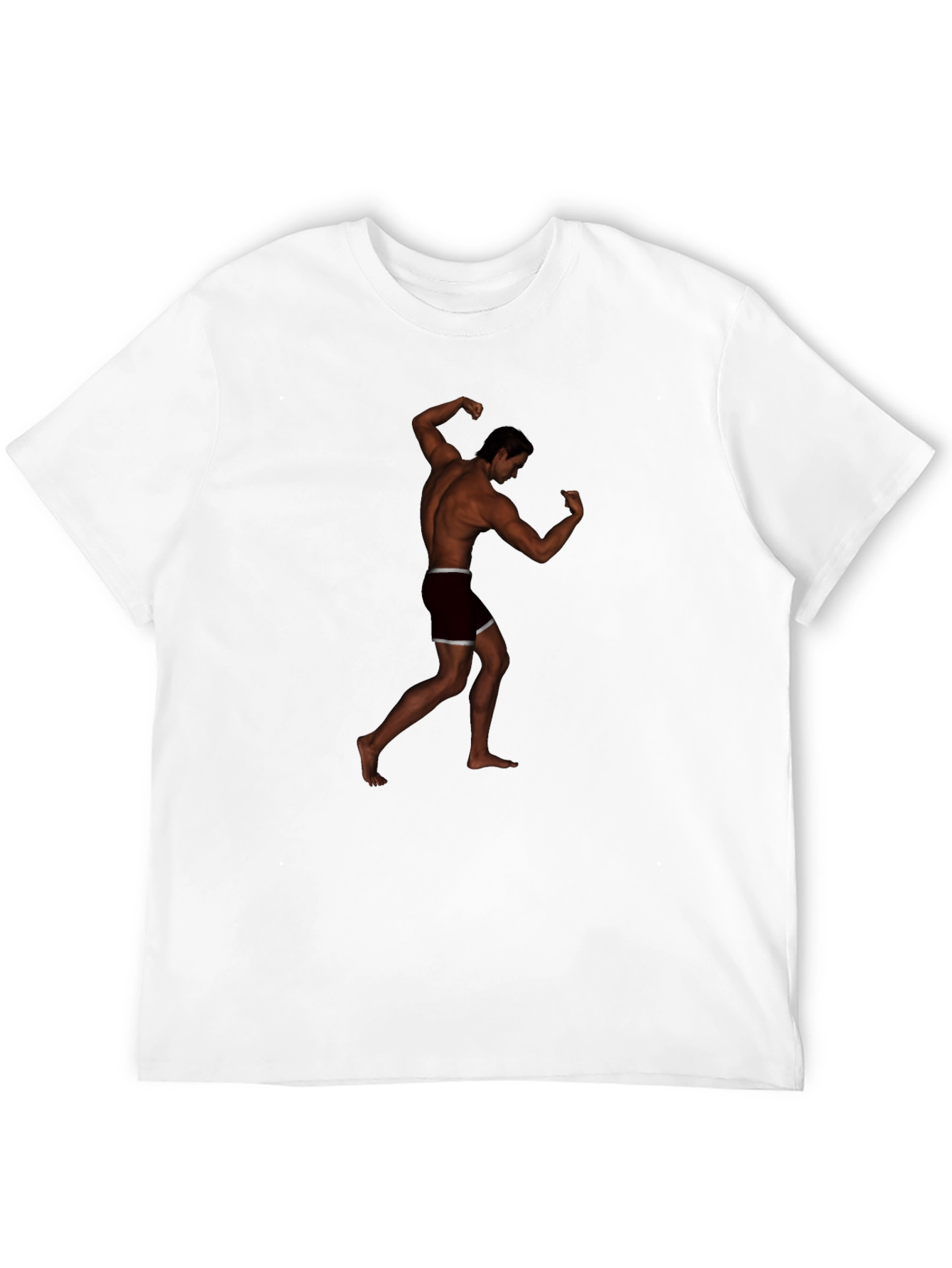 Bodybuilder Graphic Black Tee