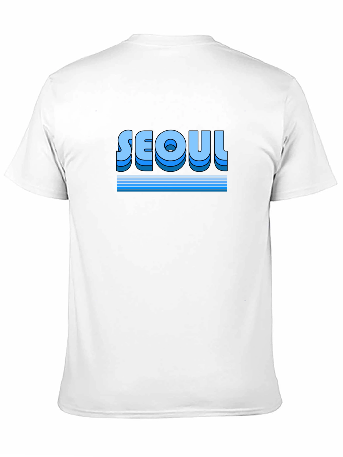Seoul Retro Graphic Tee - Stylish City Pride