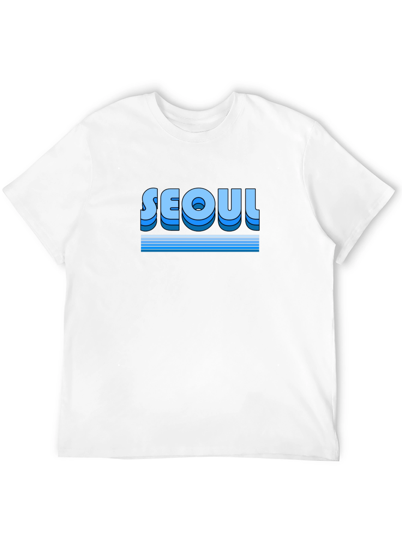Seoul Retro Graphic Tee - Stylish City Pride