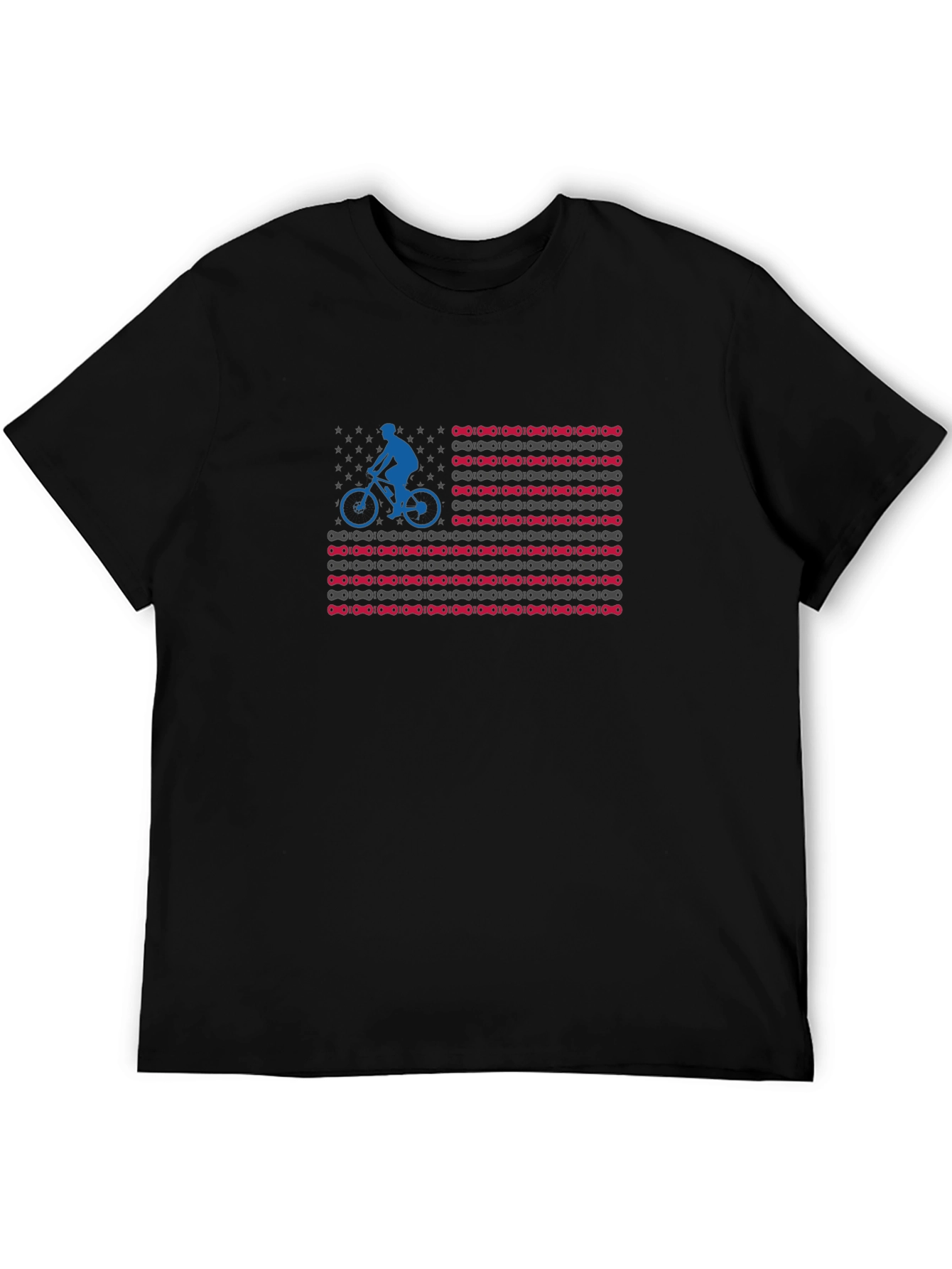 Cycling USA Flag T-Shirt