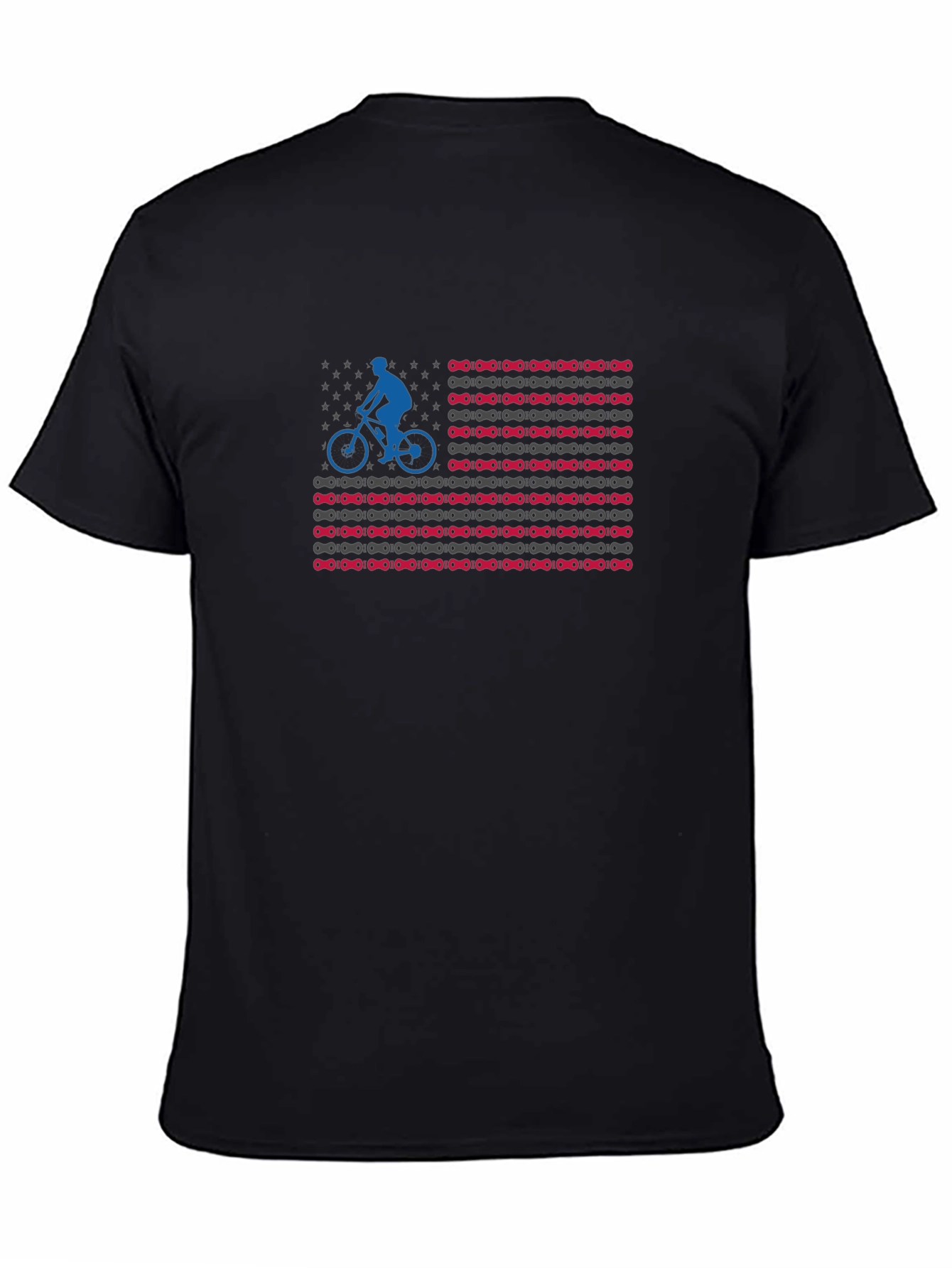 Cycling USA Flag T-Shirt