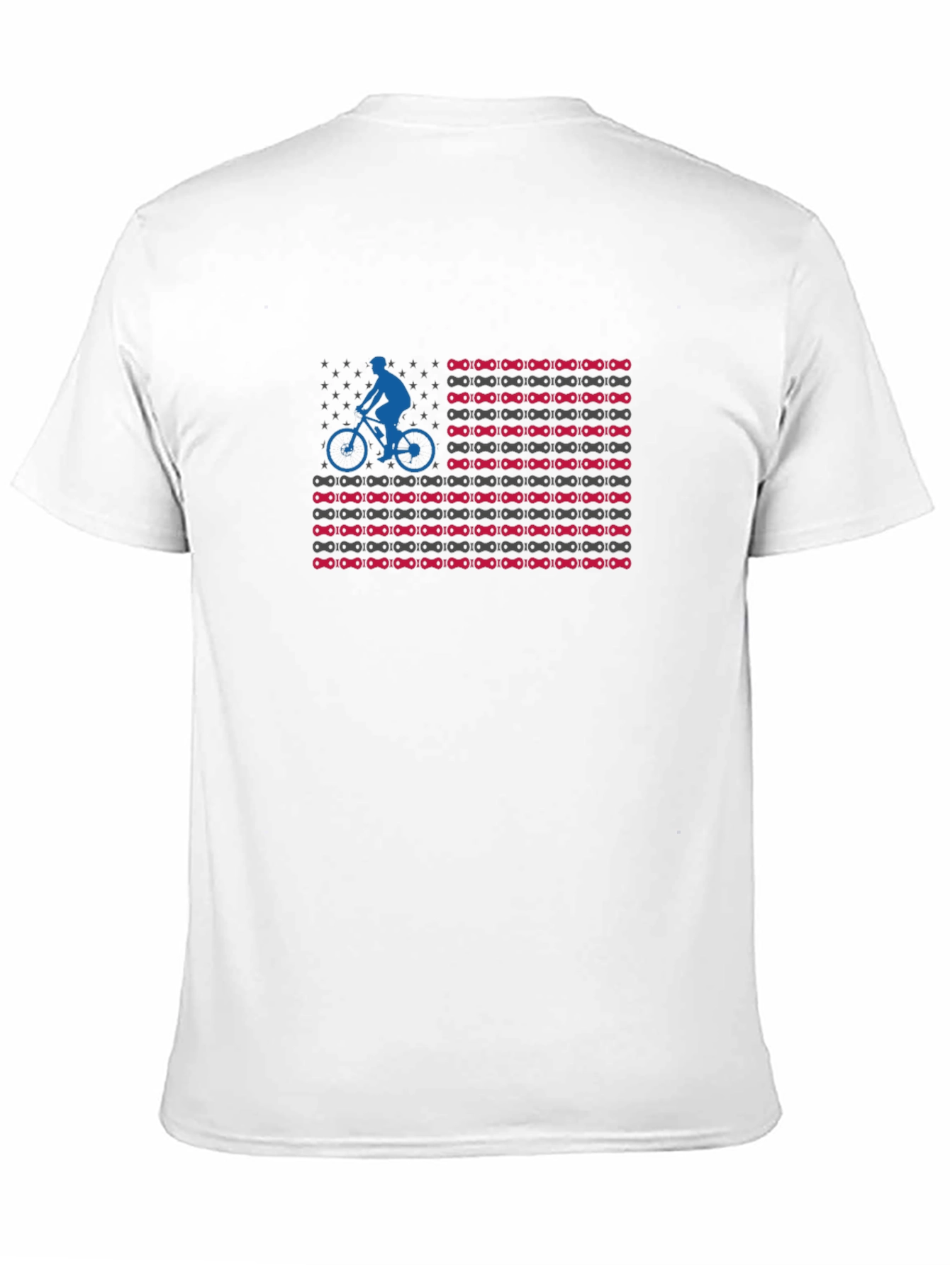 Cycling USA Flag T-Shirt