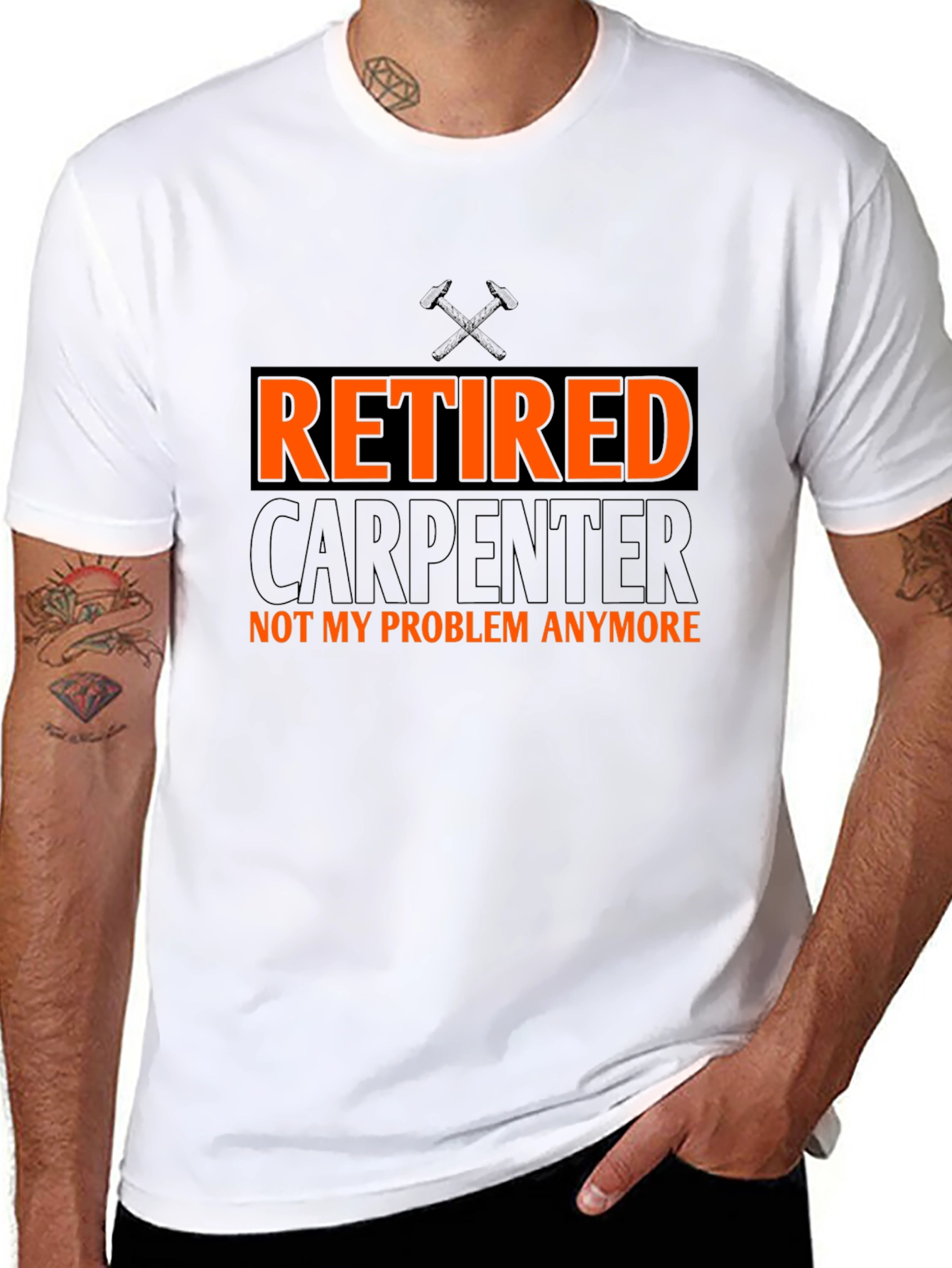 Retired Carpenter T-Shirt - Not My Problem Anymore!
