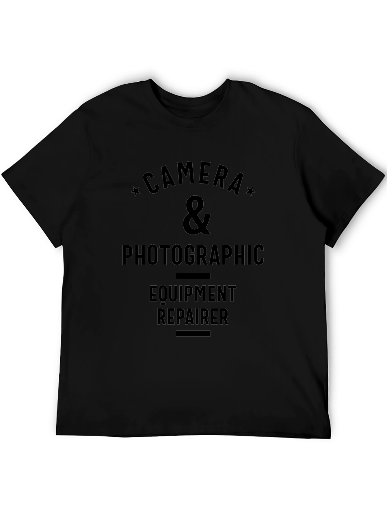 Camera & Photographic Equipment Repairer Black T-Shirt