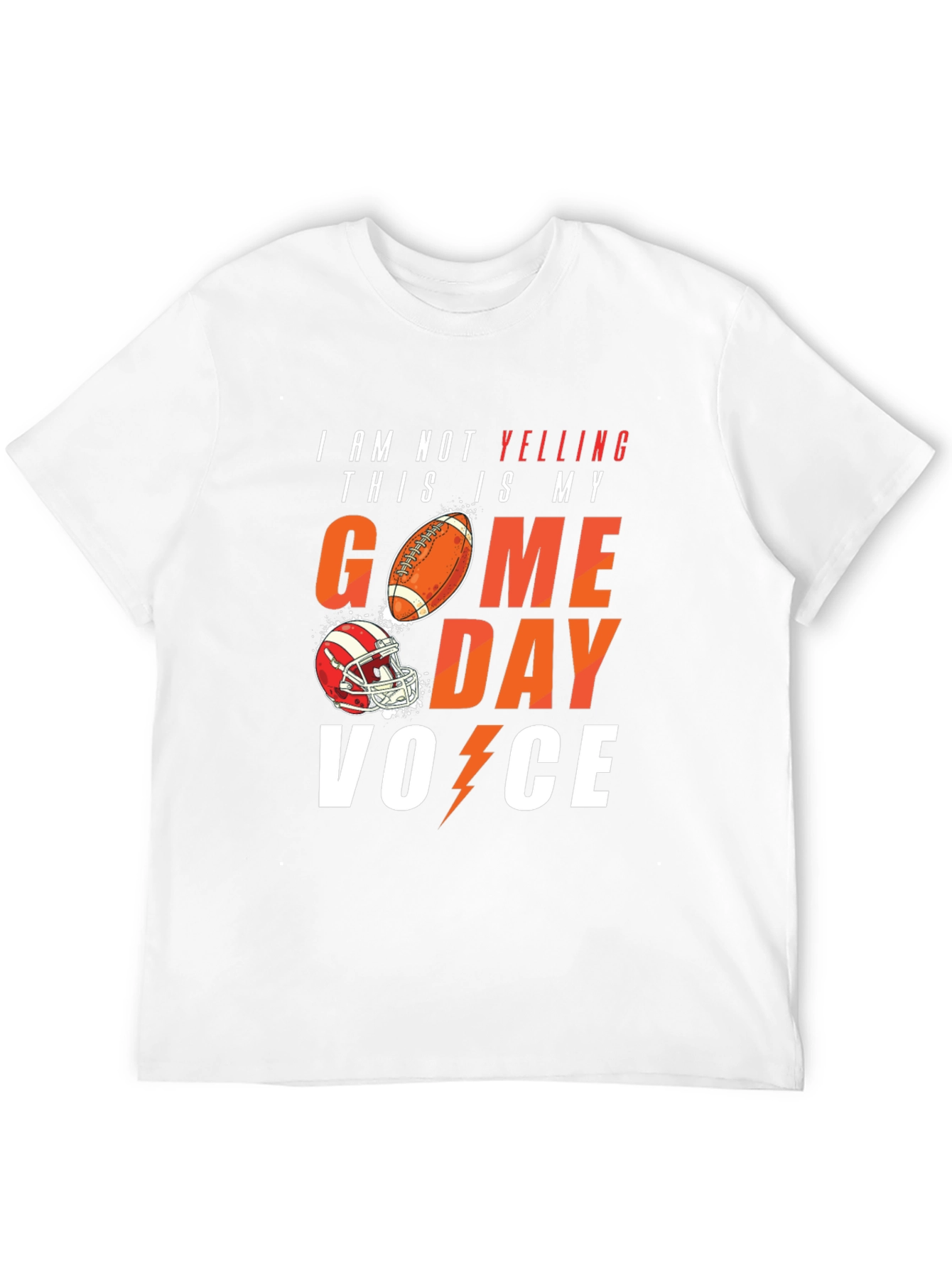 Game Day Voice T-Shirt - Football Fan Tee