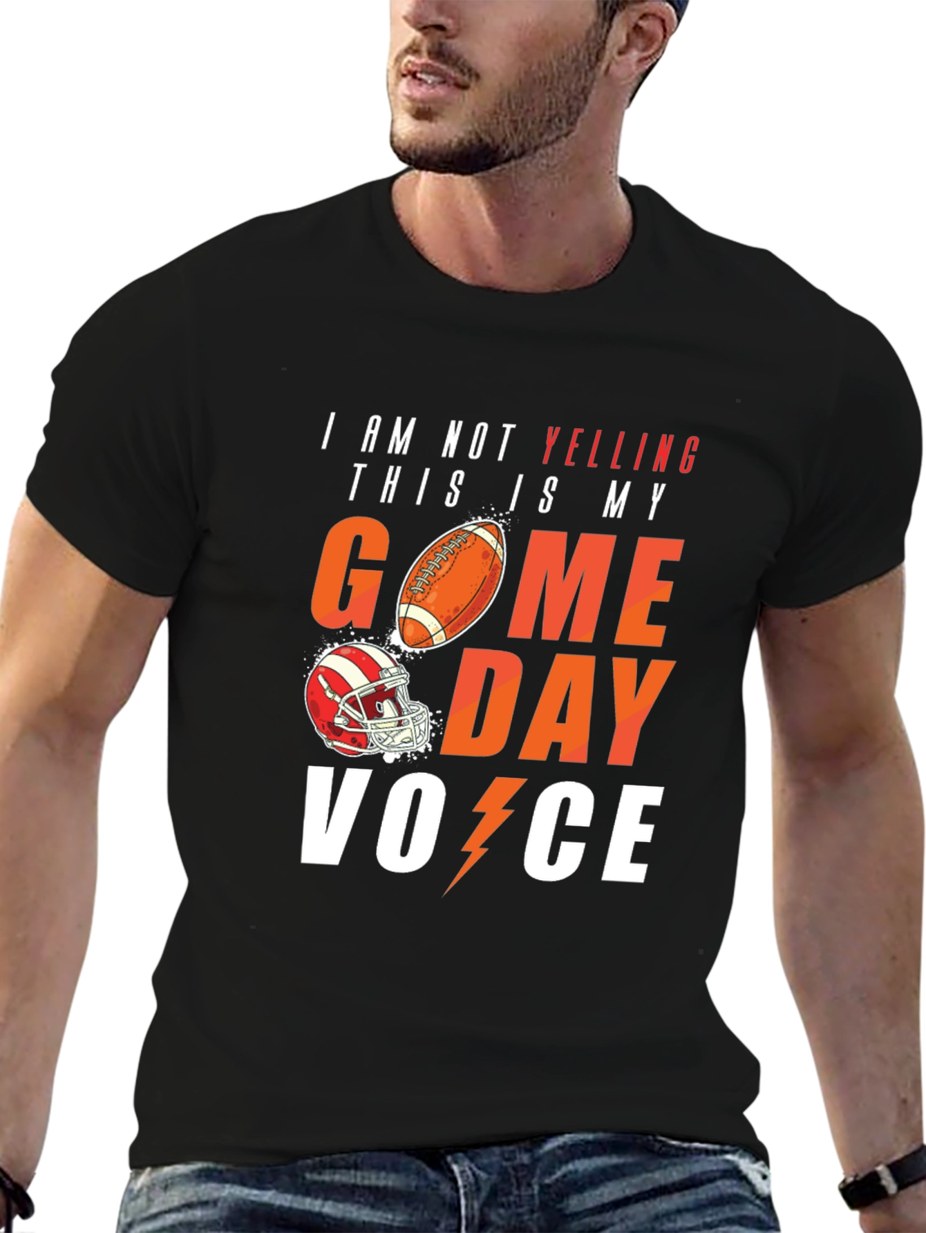 Game Day Voice T-Shirt - Football Fan Tee