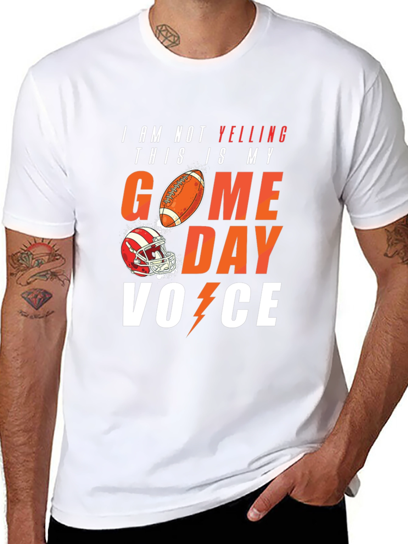 Game Day Voice T-Shirt - Football Fan Tee