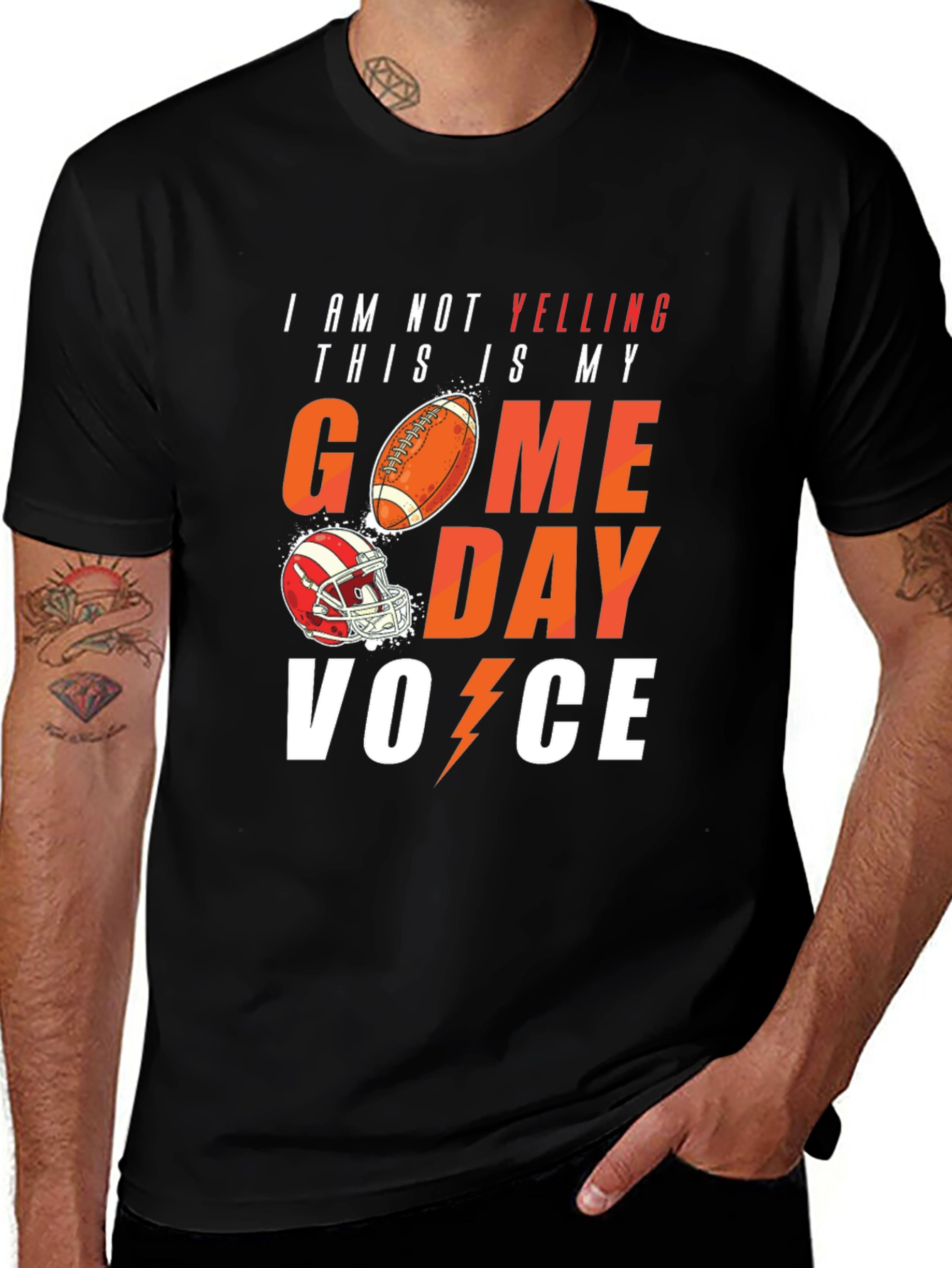 Game Day Voice T-Shirt - Football Fan Tee