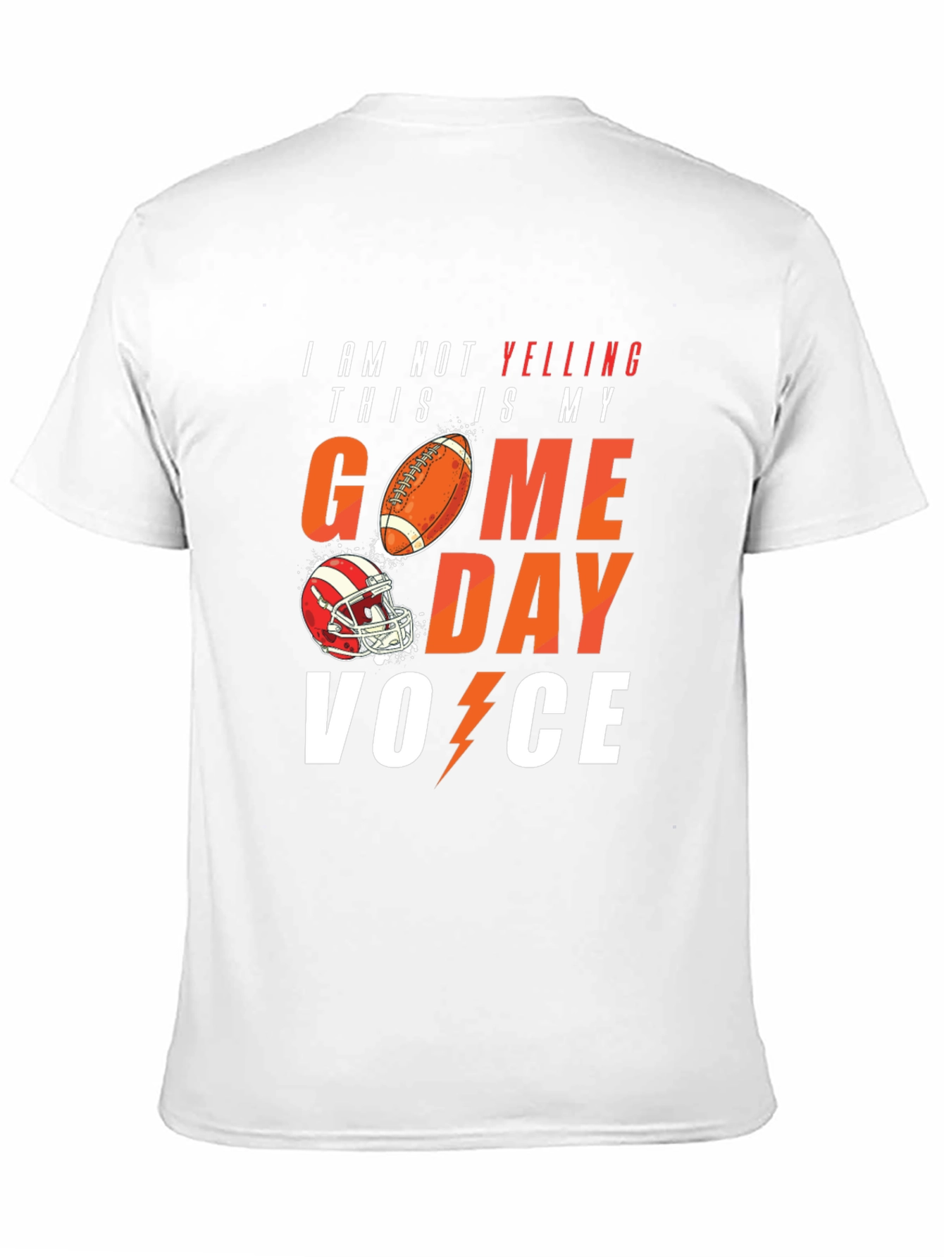 Game Day Voice T-Shirt - Football Fan Tee
