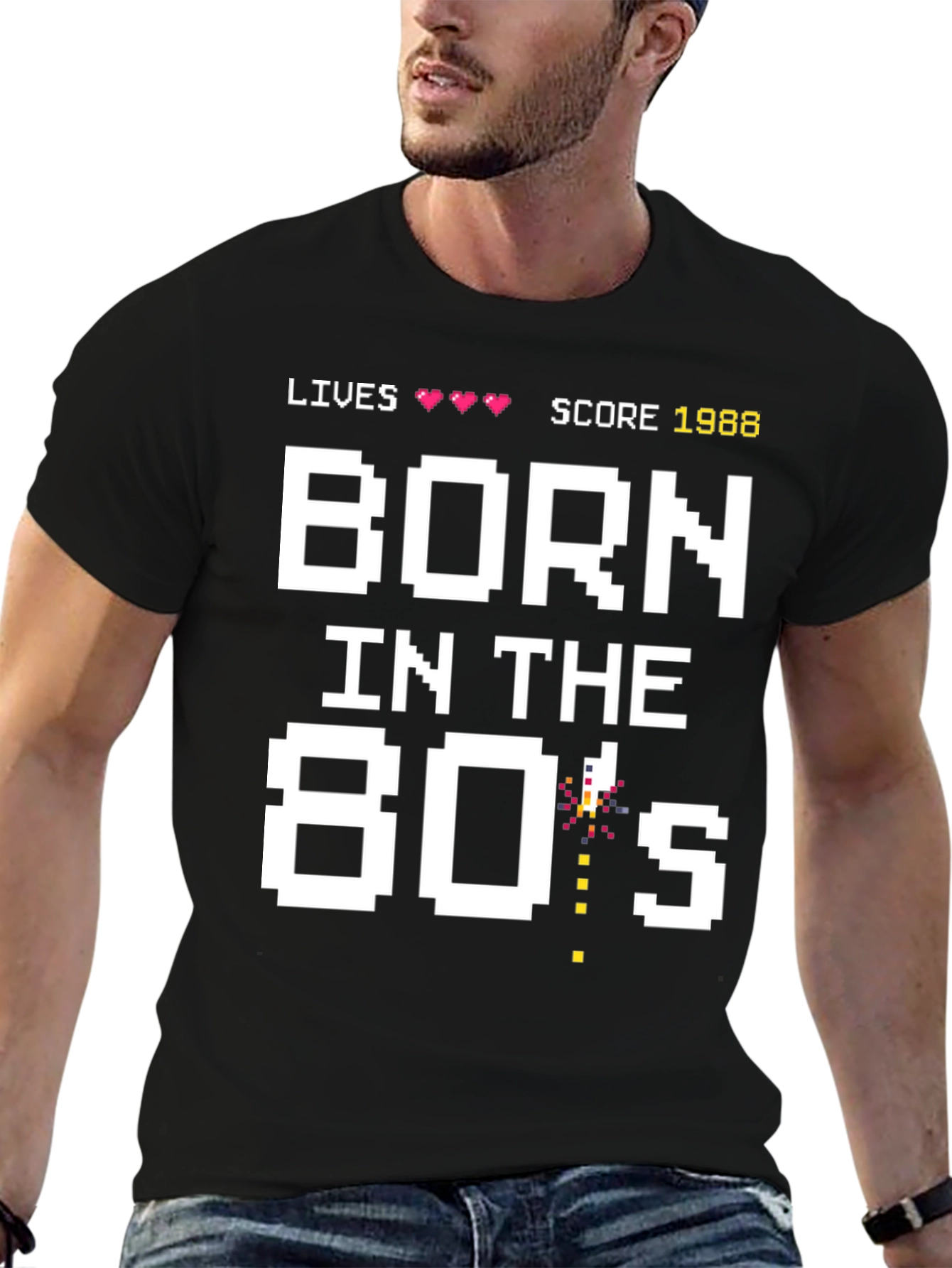Born in the 80s T-Shirt Retro Gamer Style