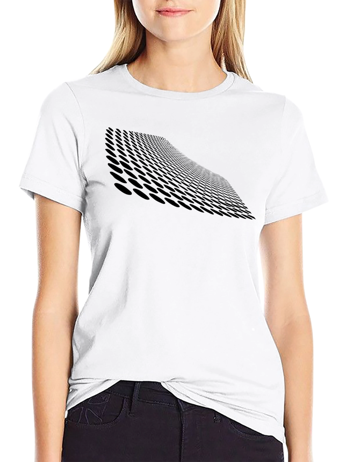 Modern Illusion Black T-Shirt