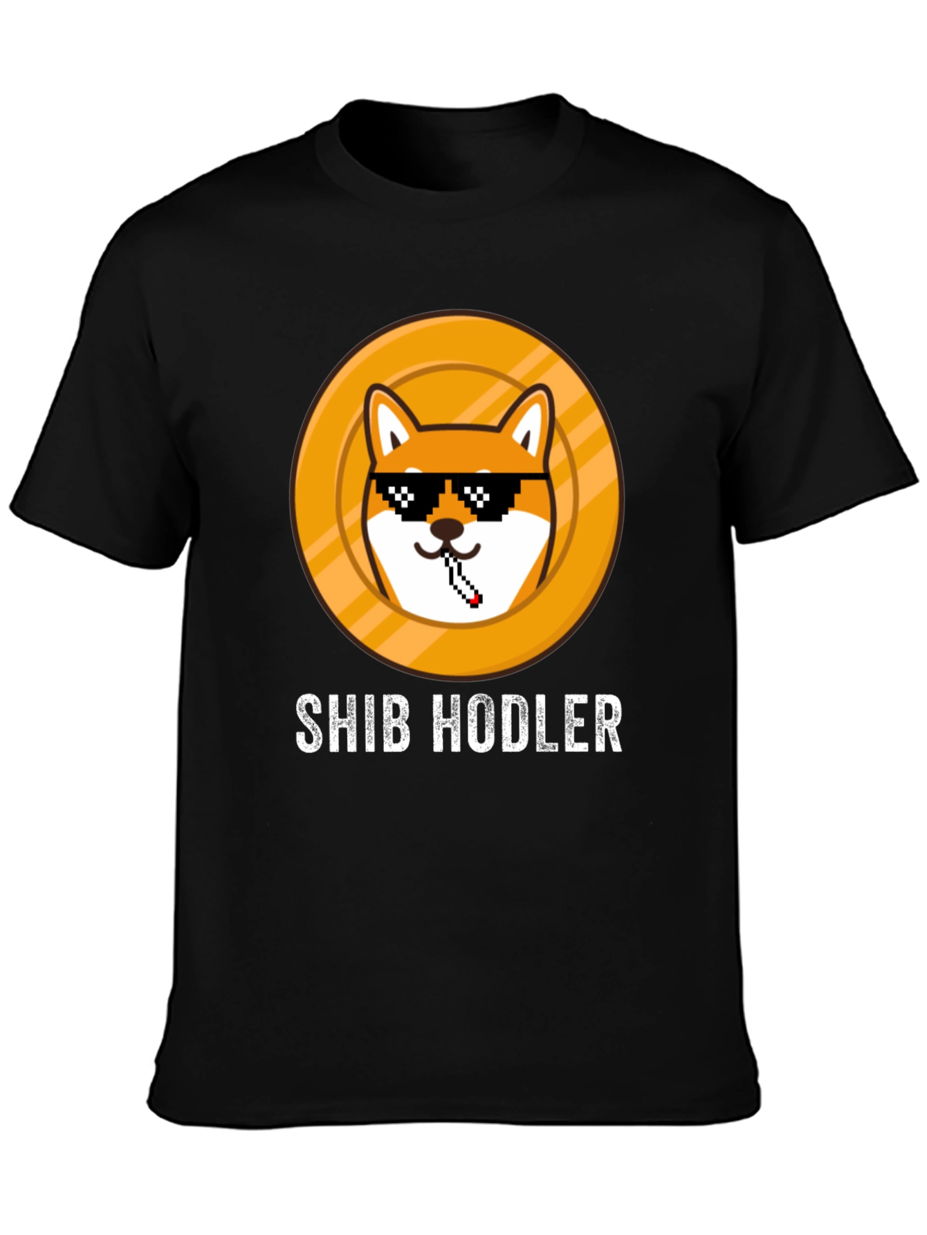 Shib Hodler Graphic T-Shirt - Crypto Meme Tee