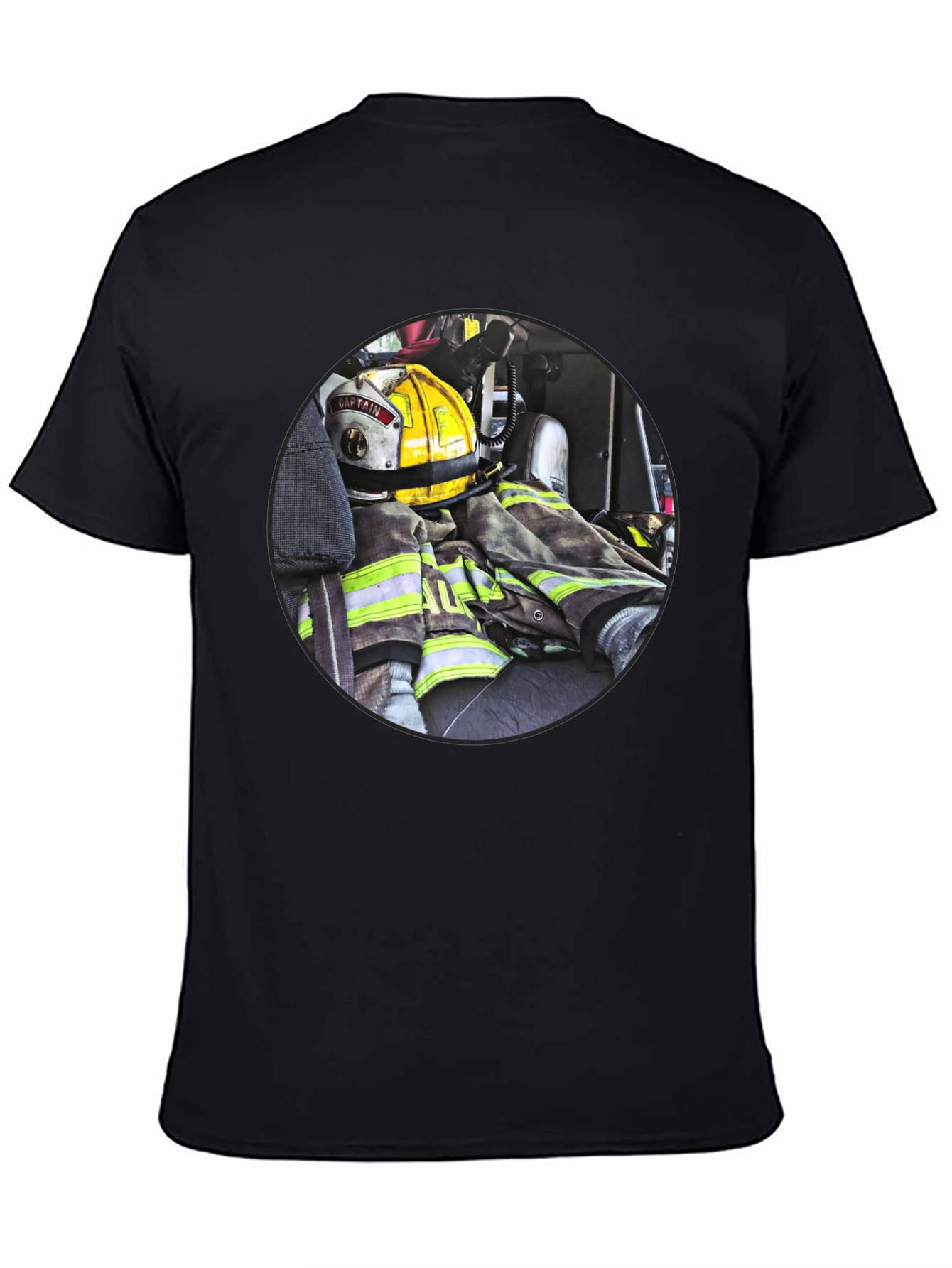 Firefighter Gear Graphic Tee - Bold & Durable