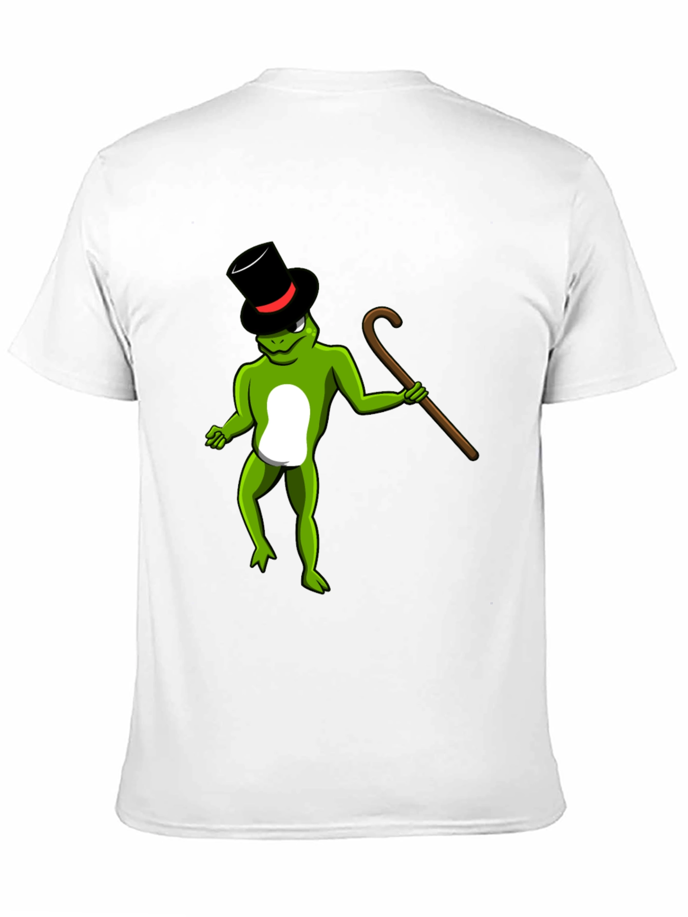 Frog with Cane Graphic Tee - Fun & Stylish
