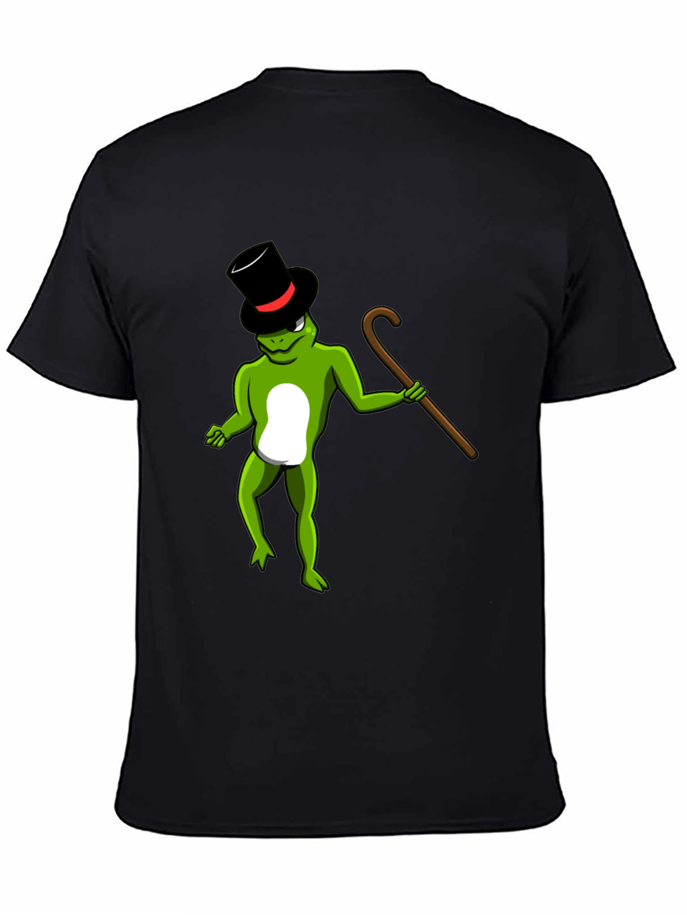Frog with Cane Graphic Tee - Fun & Stylish