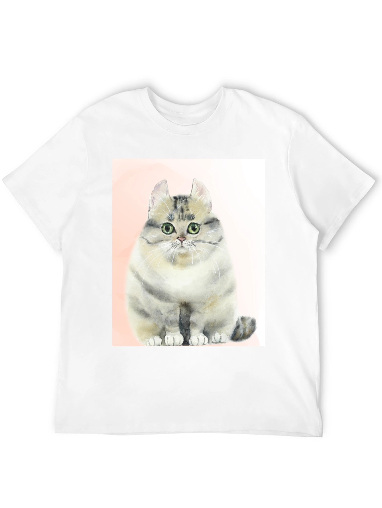 Cute Cat Graphic Tee - Unique Design